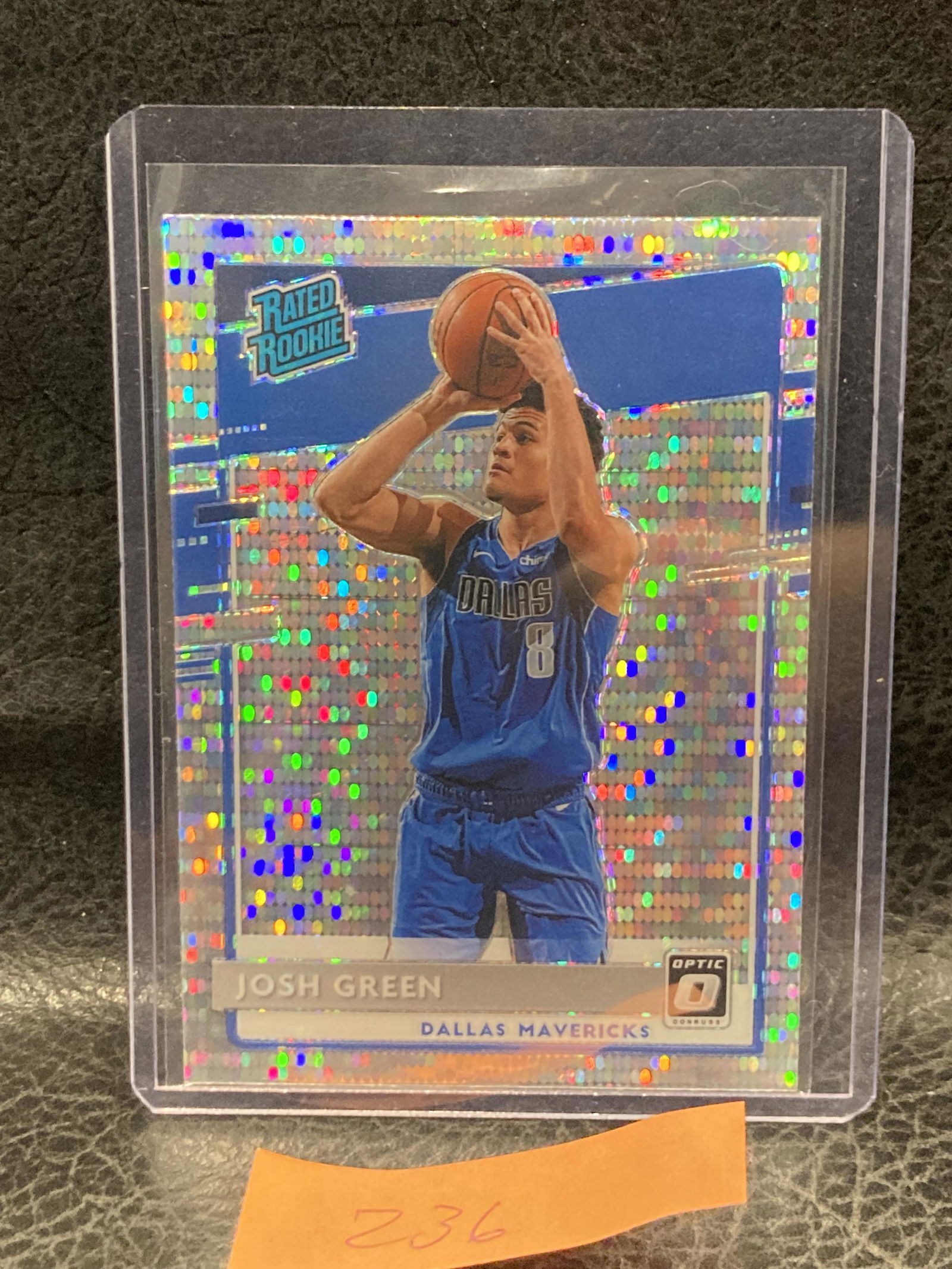 Josh Green Rc 2020-21 Optic Silver Pulsar Prizm Holo Rated Rookie Card #168 (1 of 2)