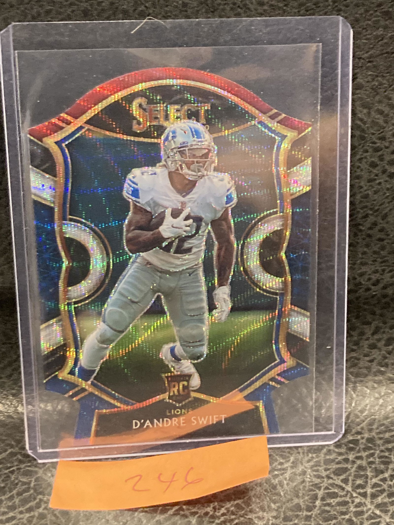 Deandre Swift 2020 Panini Select Rookie Rc Tri-Color Die-Cut Prizm Concourse #51 (1 of 2)