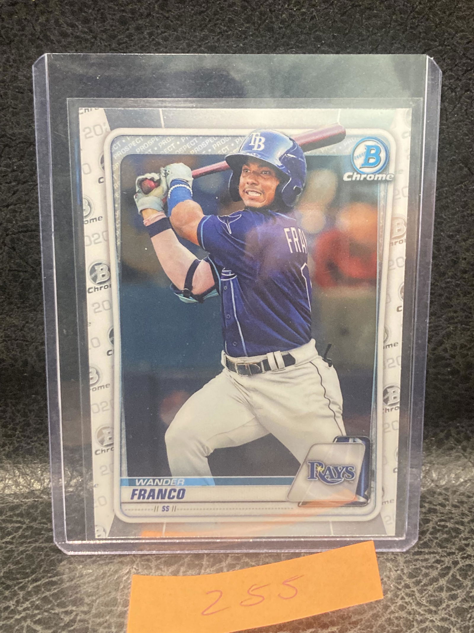 Wander Franco 2020 Bowman Chrome Bcp-1 Prospect Prc Tampa Bay Rays (1 of 2)