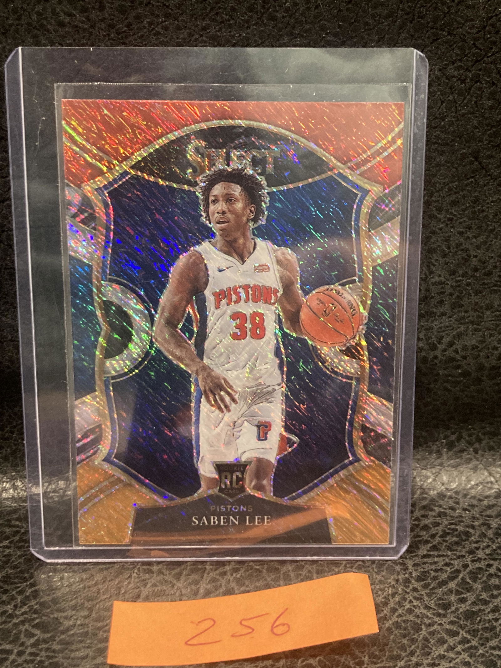 Saben Lee 2020-21 Select Red White Orange Shimmer Prizm Rookie #97 Concourse Rc (1 of 1)