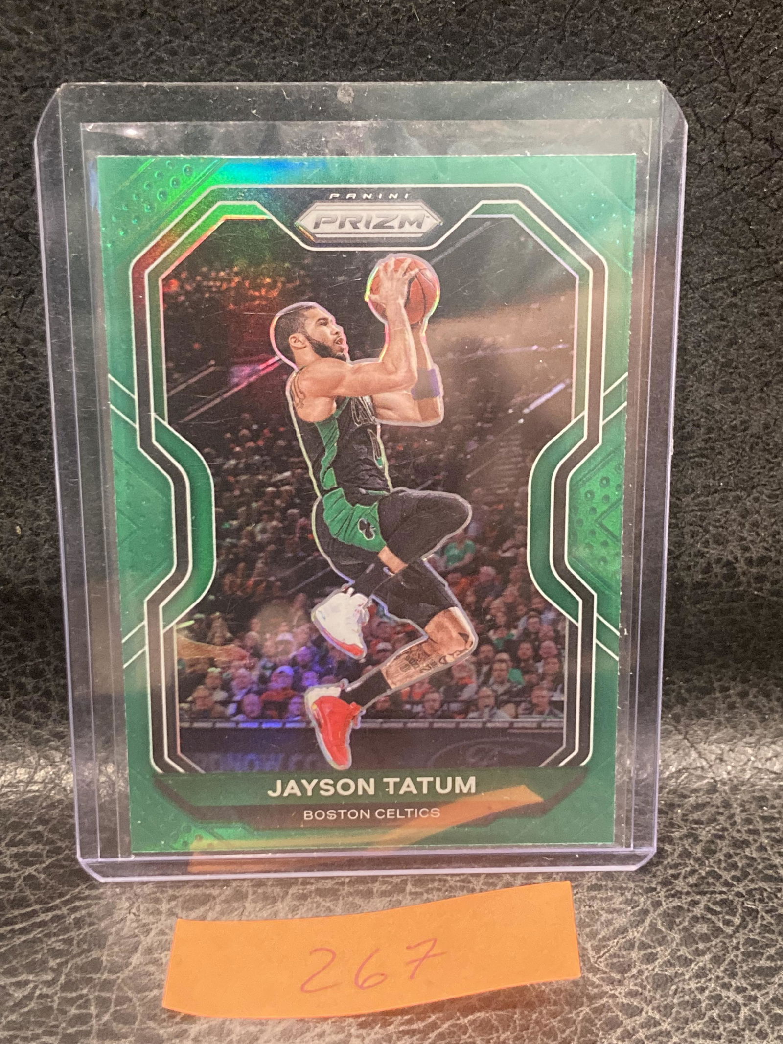 Jayson Tatum 2020-21 Panini Prizm Basketball Green Prizm Nm #119 (1 of 2)