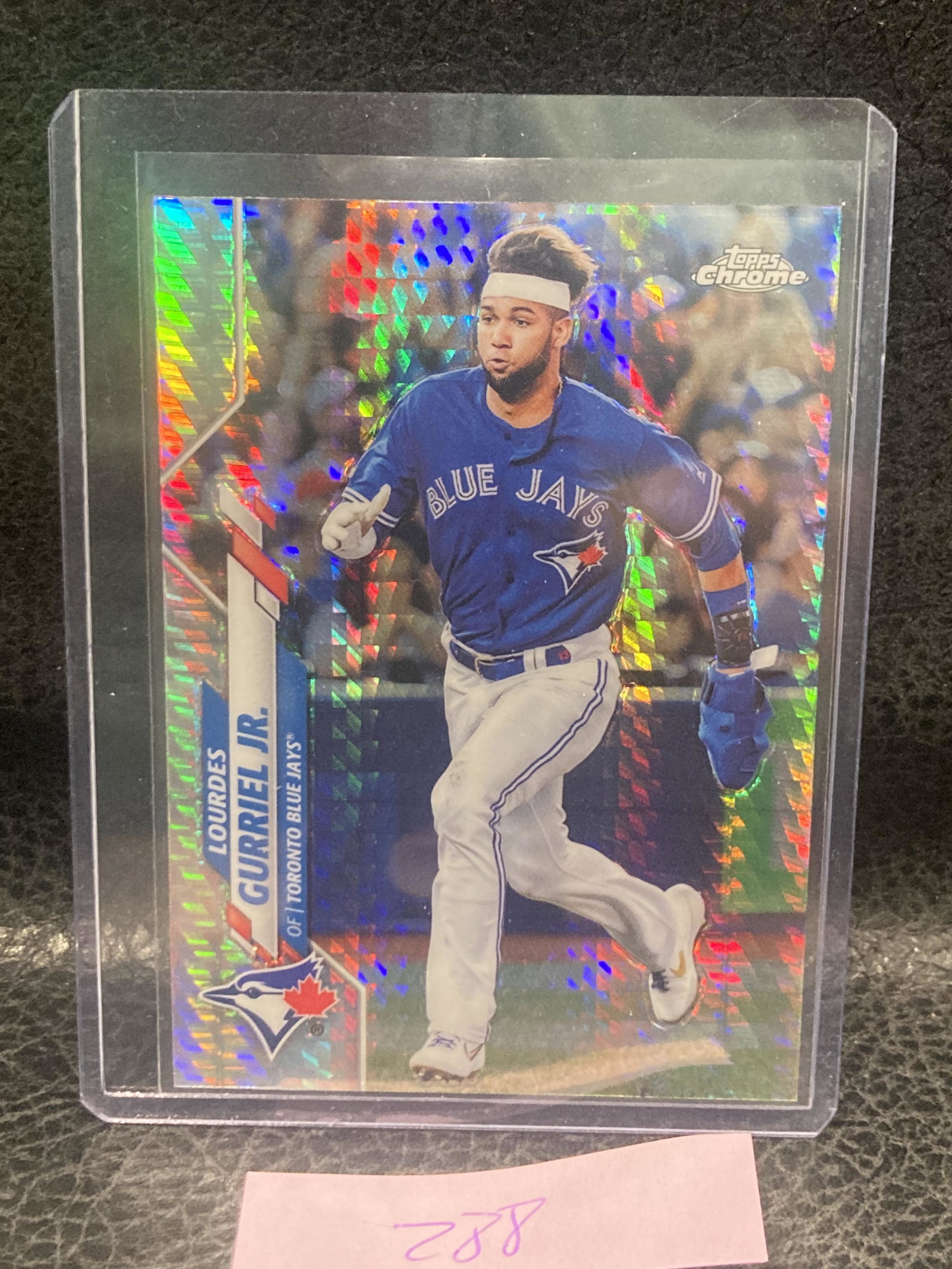 Lourdes Gurriel Jr 2020 Topps Chrome Hyper Refractor 167 Blue Jays: Lourdes Gurriel Jr 2020 Topps Chrome Hyper Refractor 167 Blue Jays