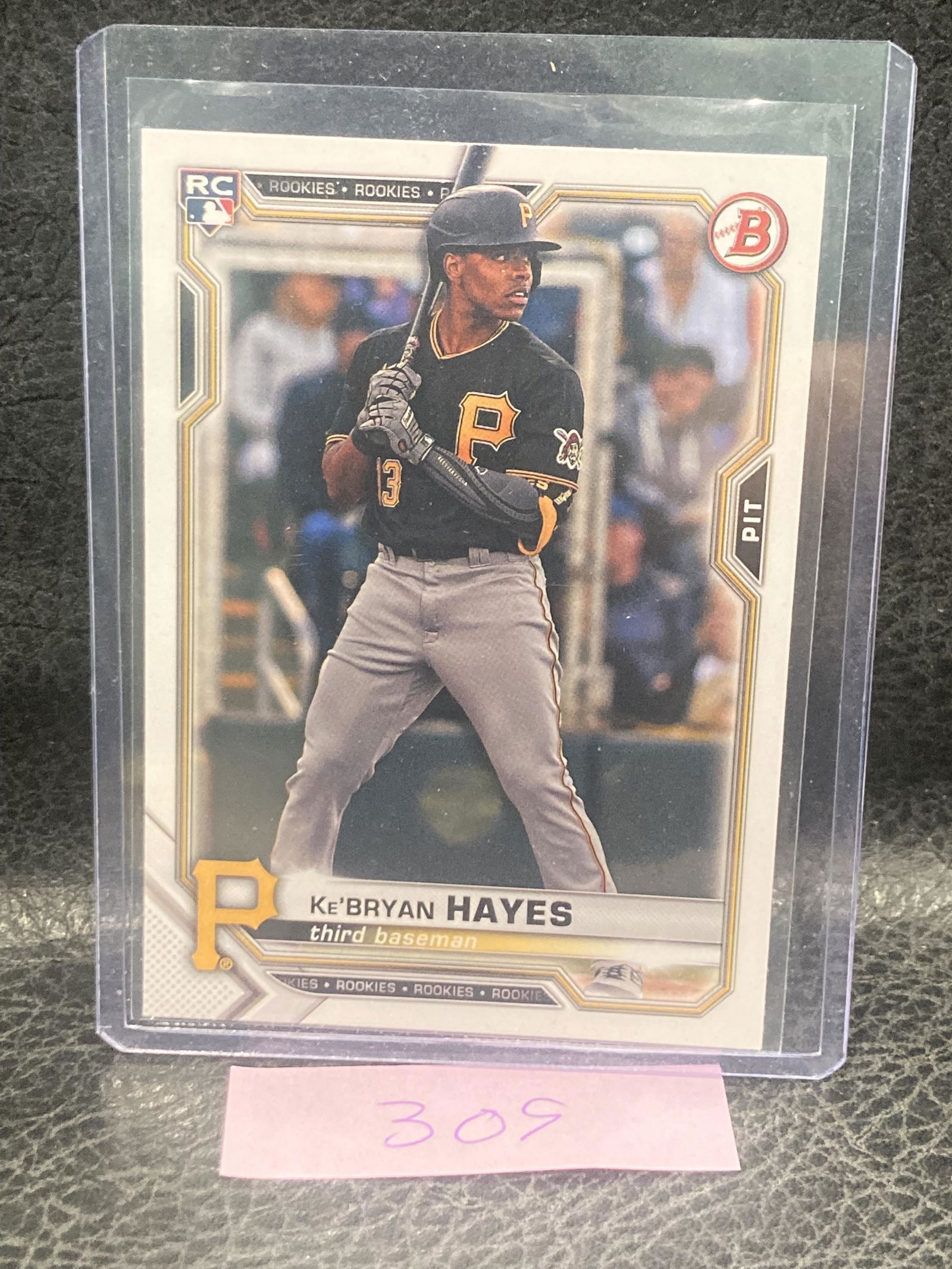 Kebryan Hayes2021 Bowman Rc #66 Pittsburgh Pirates Rookie Card (1 of 2)