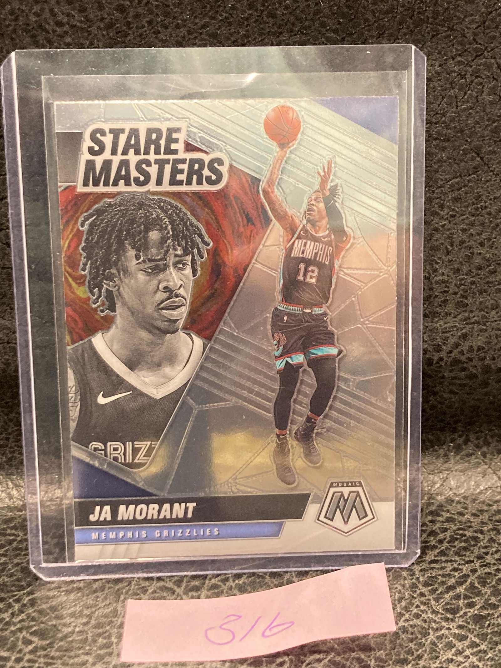 Ja Morant 2020-21 Panini Mosaic Basketball Stare Masters Insert #6 (1 of 2)