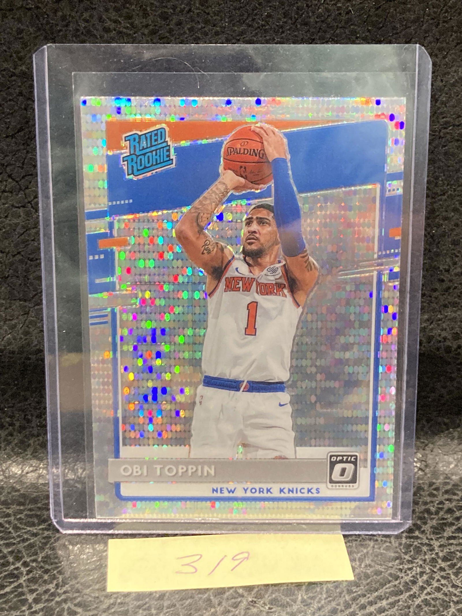 Obi Toppin 2020-21 Donruss Optic Silver Pulsar Rated Rookie #158 (1 of 2)