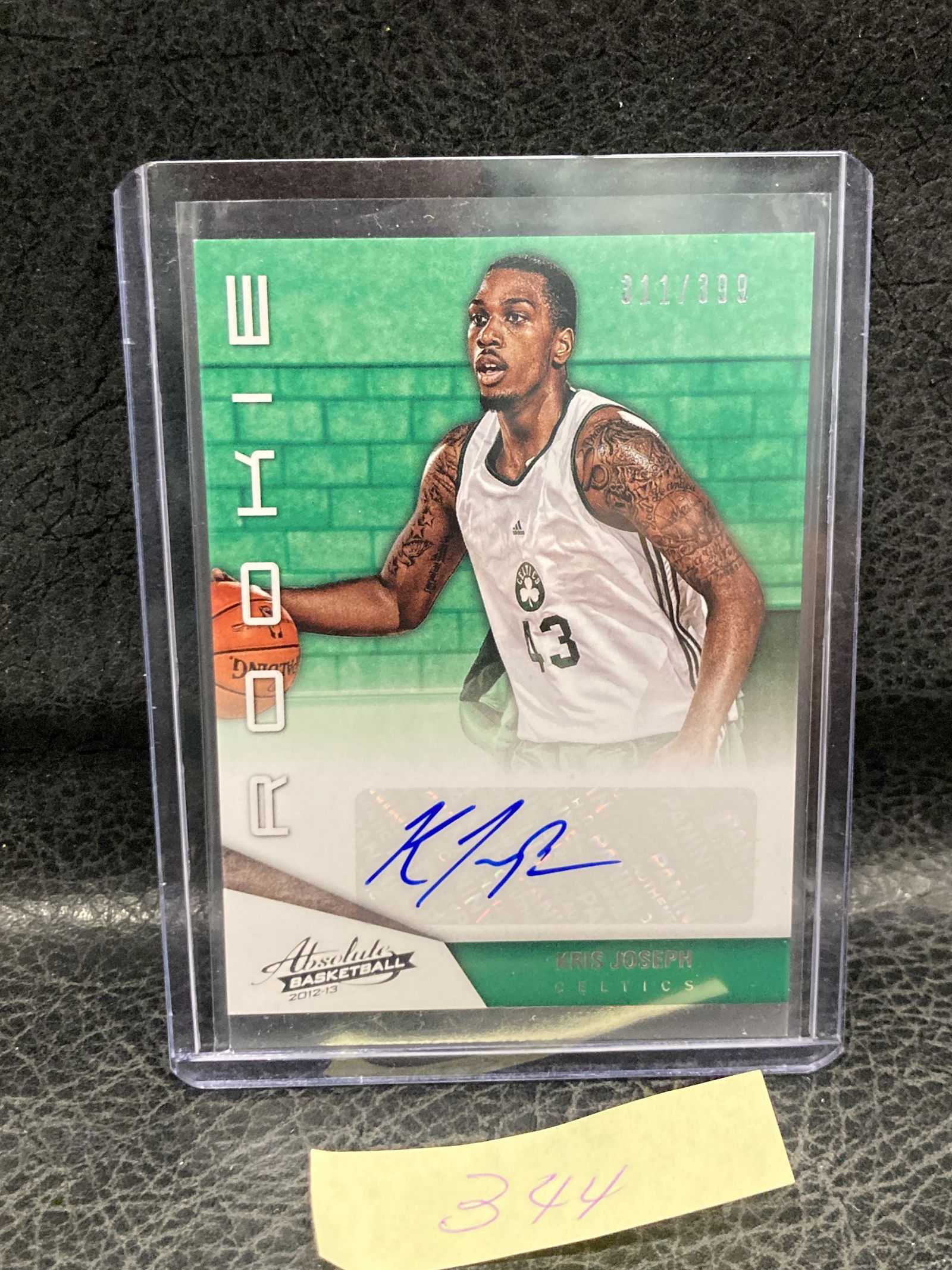 Kris Joseph 2012 Panini Absolute Rookie Rc Autograph Auto Card 193 /399 (1 of 2)