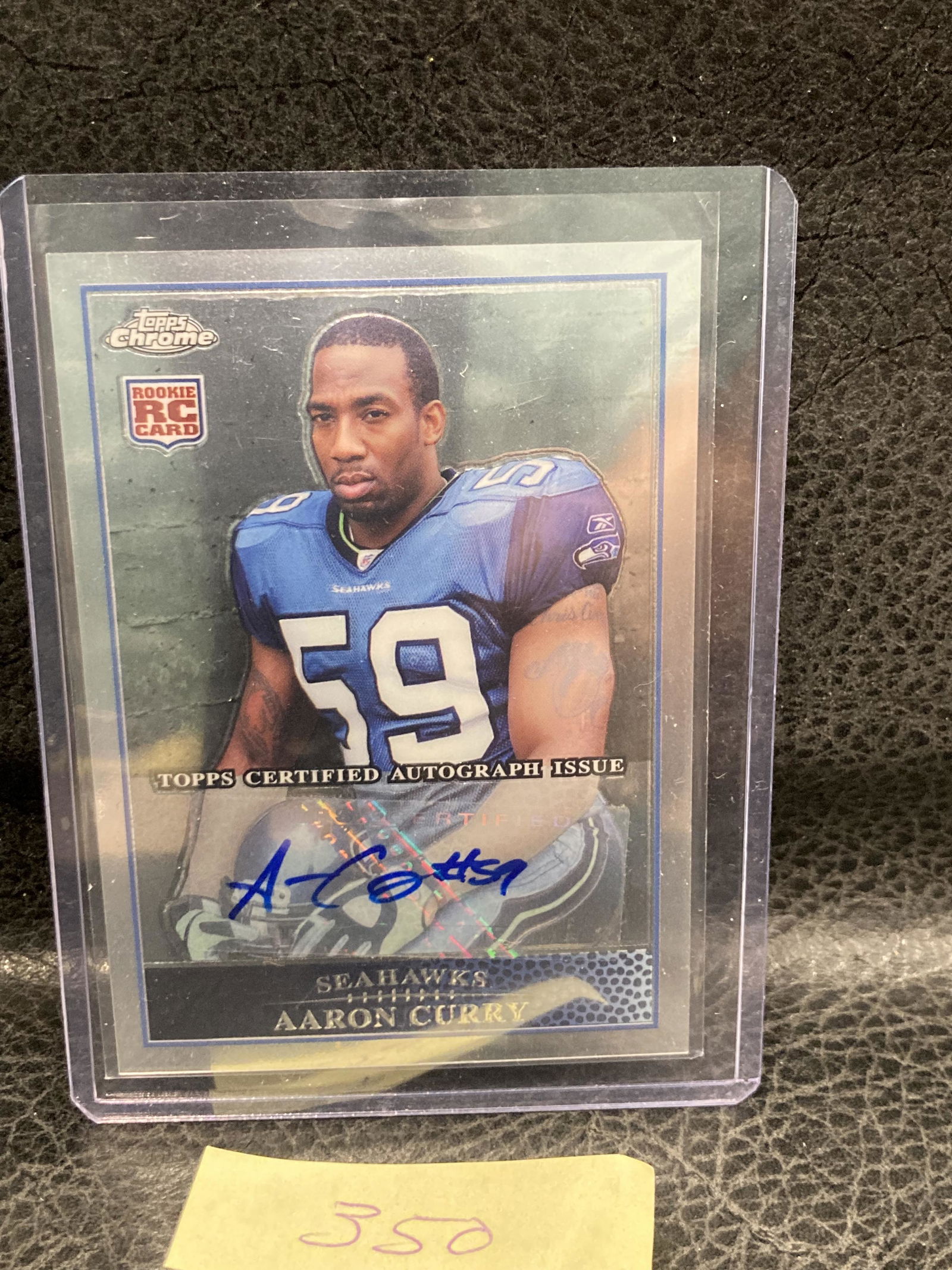 Aaron Curry2009 Topps Chrome Rookie Autographs #TC120 Auto (1 of 2)