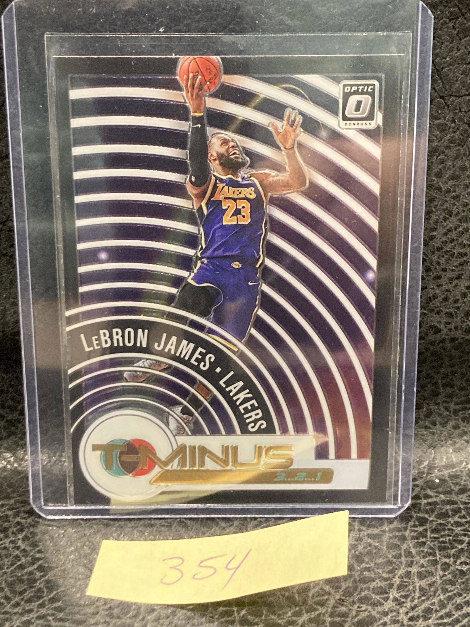 Lebron James 2020-21 Donruss Optic T-Minus Insert Card No.9 Lakers (1 of 2)