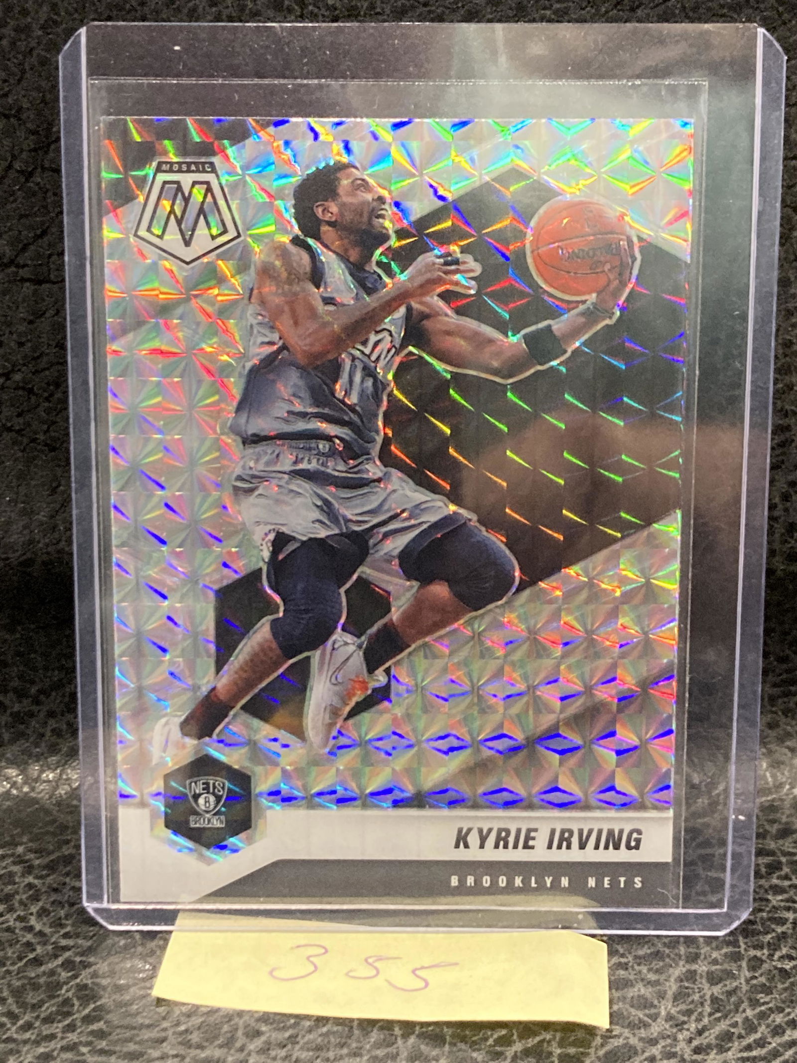 Kyrie Irving 2020-21 Panini Mosaic Mosaic Silver Prizm #198 Brooklyn Nets (1 of 2)