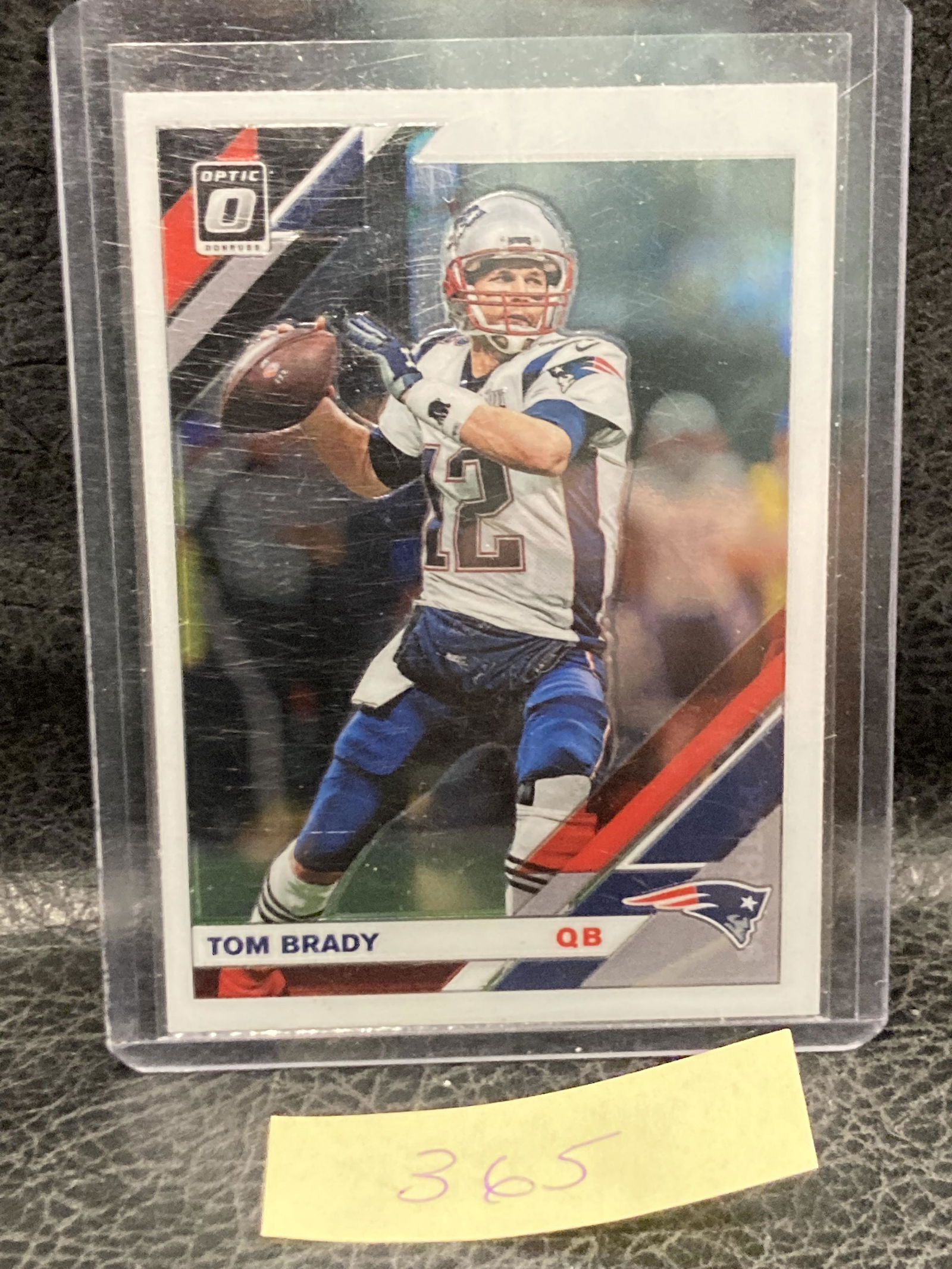 Tom Brady 2019 Donruss Optic #63 New England Patriots (1 of 2)