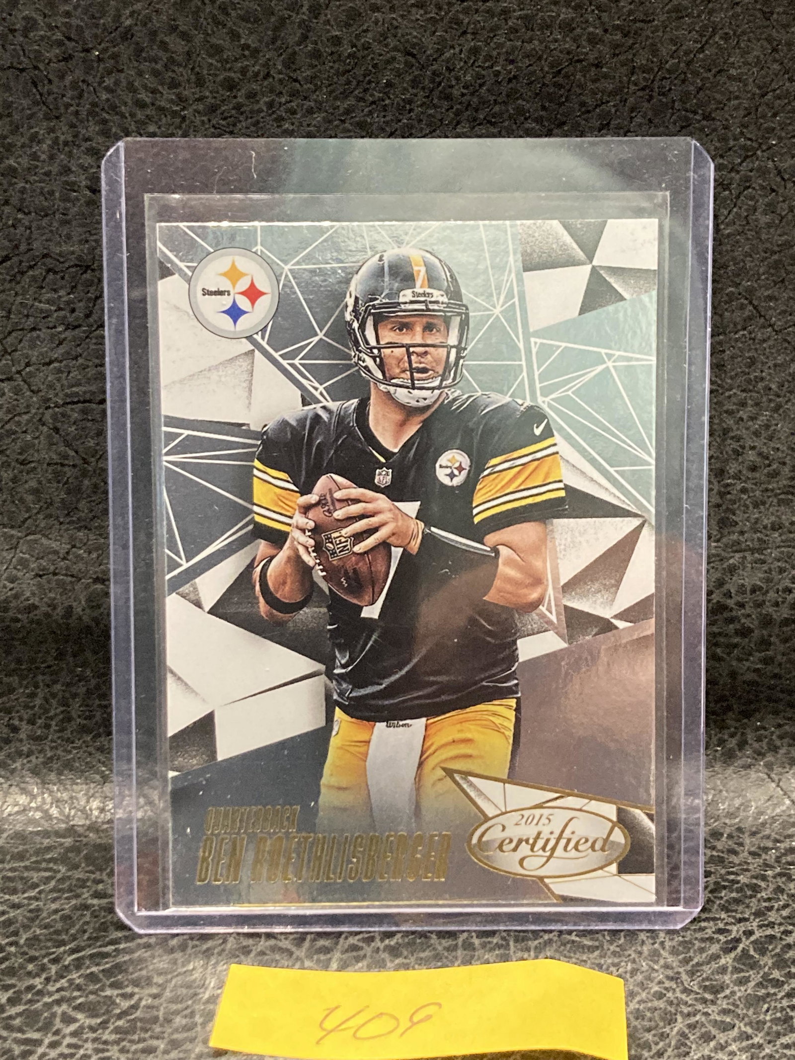 Ben Roethlisberger 2015 Certified Football Card #67: Ben Roethlisberger 2015 Certified Football Card #67