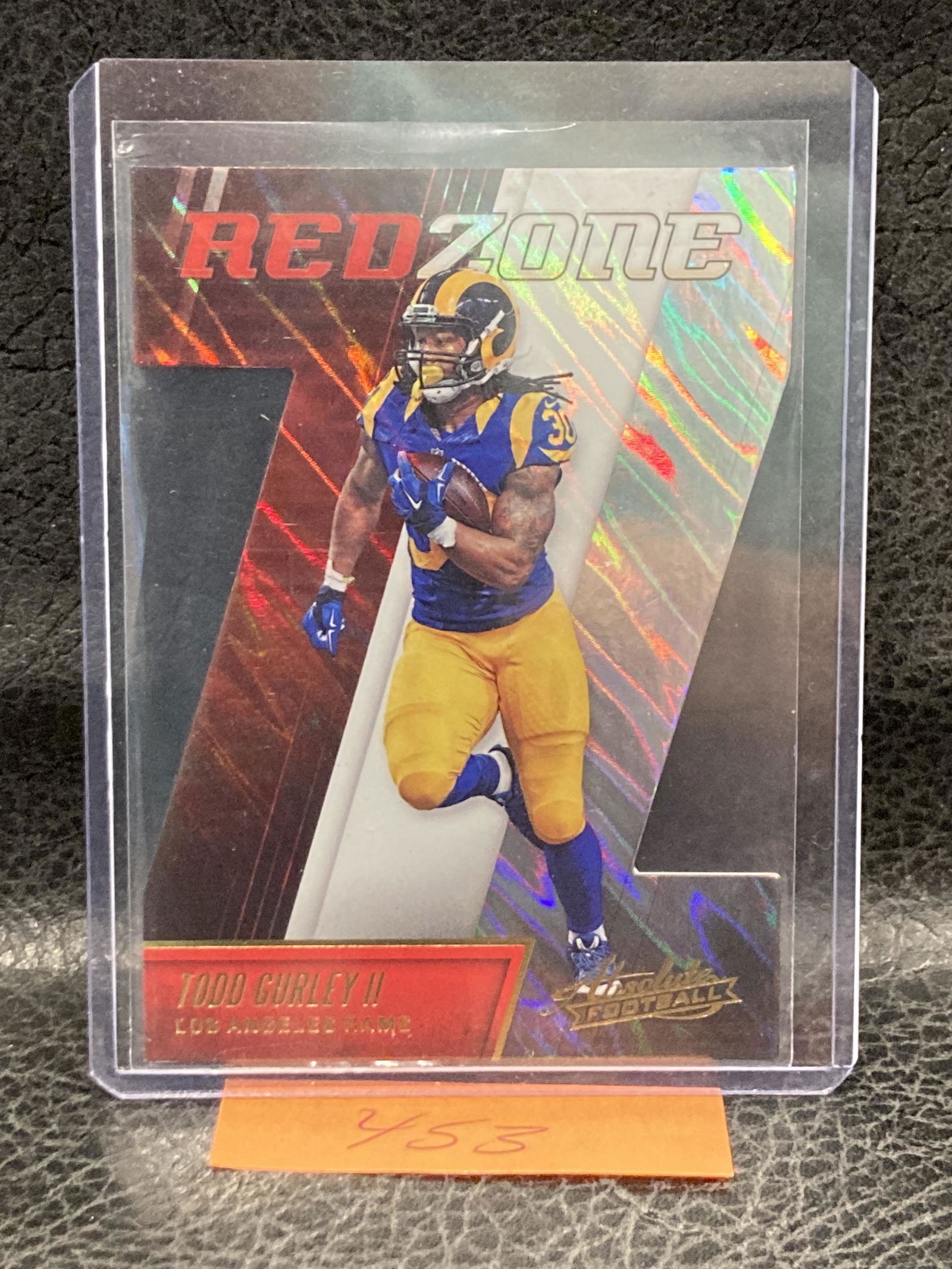 Todd Gurley Ii 2016 Panini Absolute Red Zone Die-Cut #23 (1 of 2)