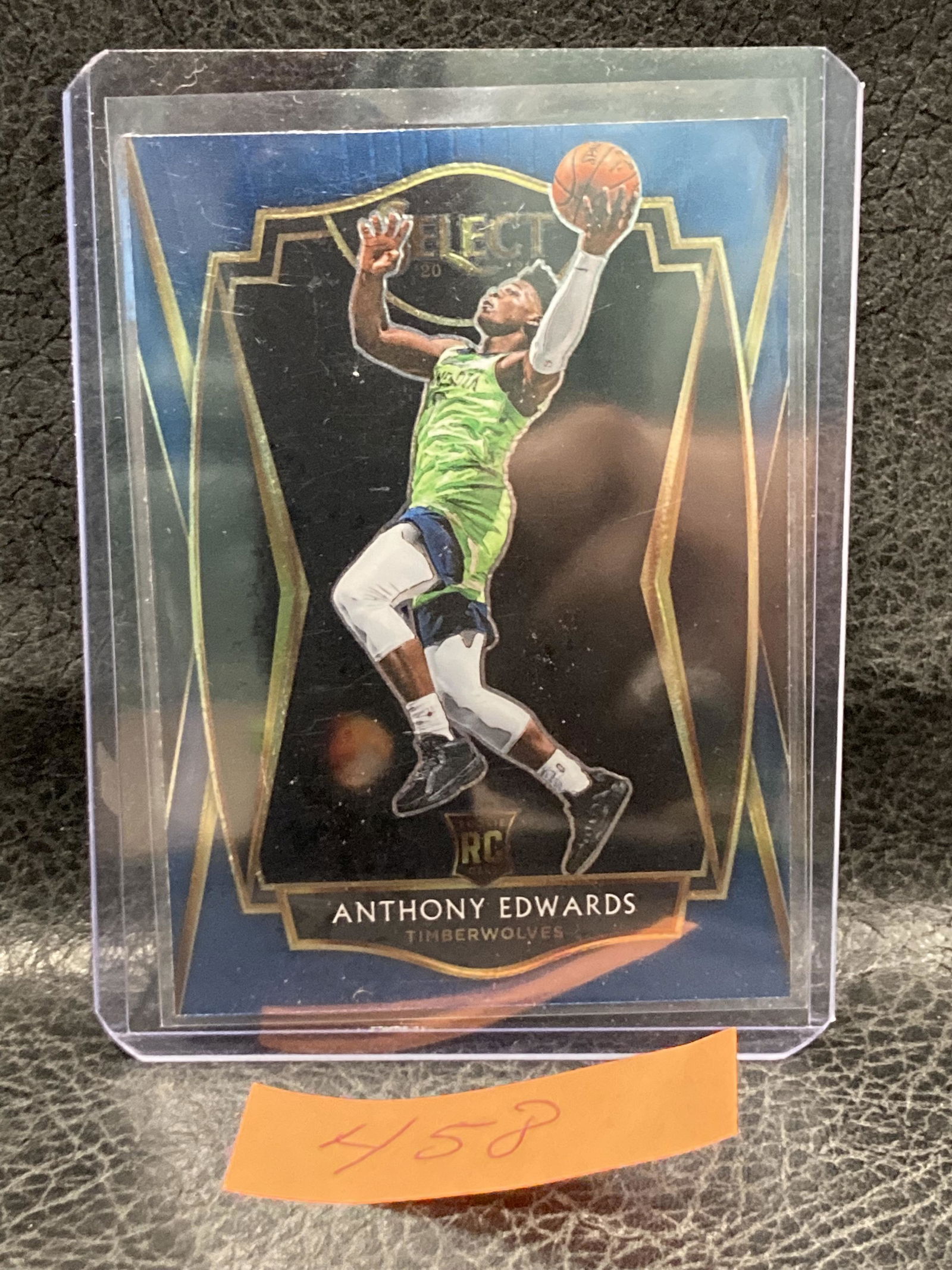 Anthony Edwards 2020-21 Panini Select Premier Blue Rookie Card #169 (1 of 2)