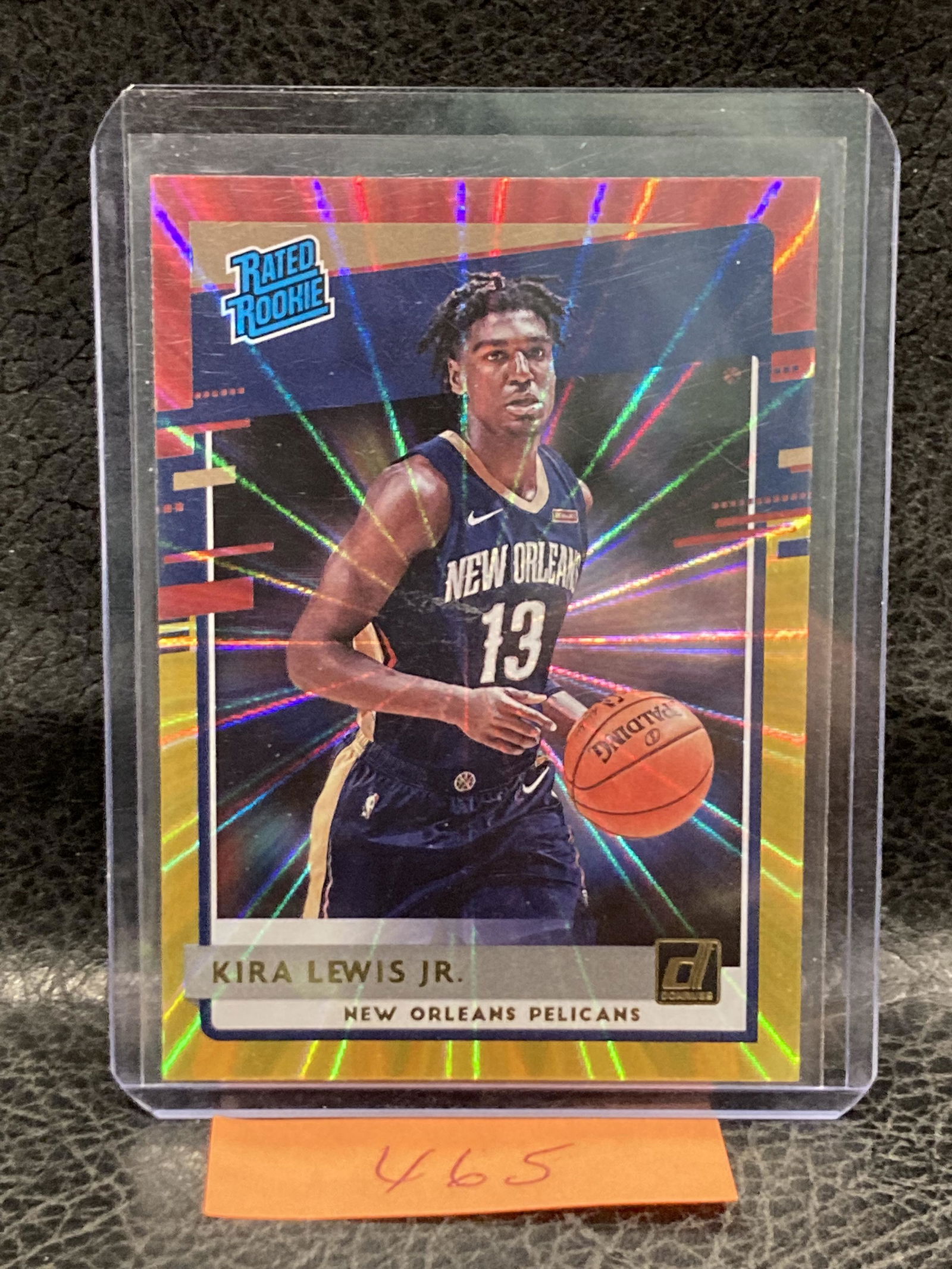 Kira Lewis Jr. 2020-21 Donruss Holo Red And Yellow Laser #207 (1 of 2)