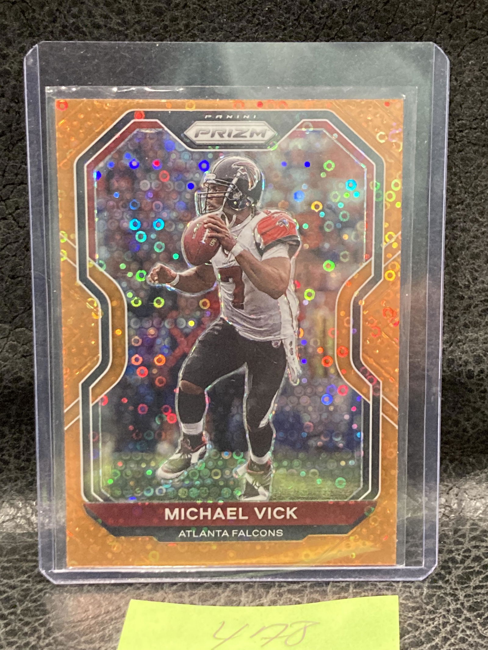 Michael Vick 2020 Panini Prizm Orange Disco Refractor- Falcons (1 of 2)