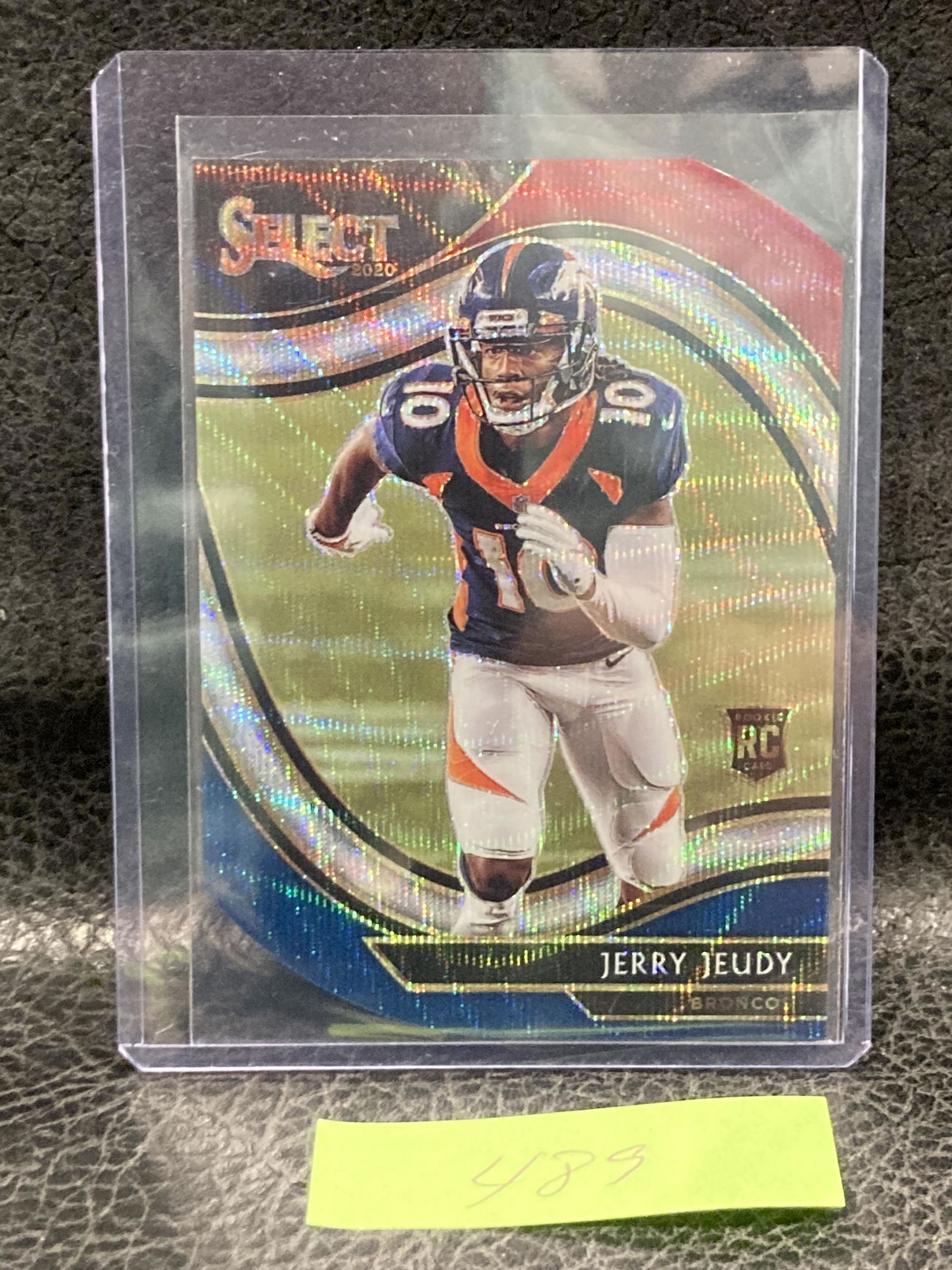 Jerry Jeudy2020 Panini Select Rc Field Level Tri-Color (1 of 2)
