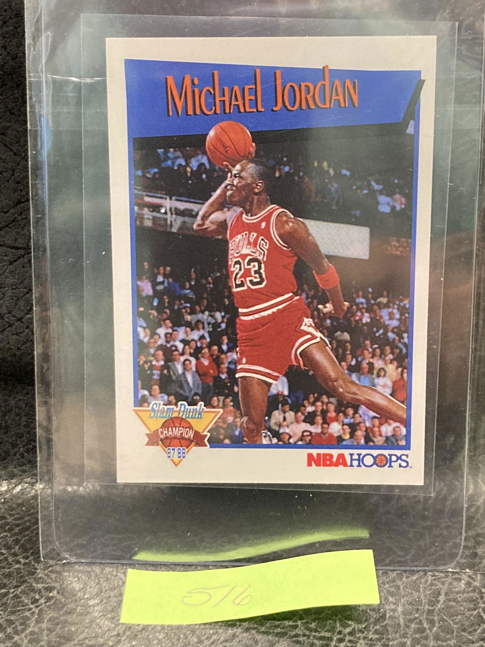 Michael Jordan Bulls 1991-92 Hoops Slammin' With Michael Insert #IV (1 of 2)