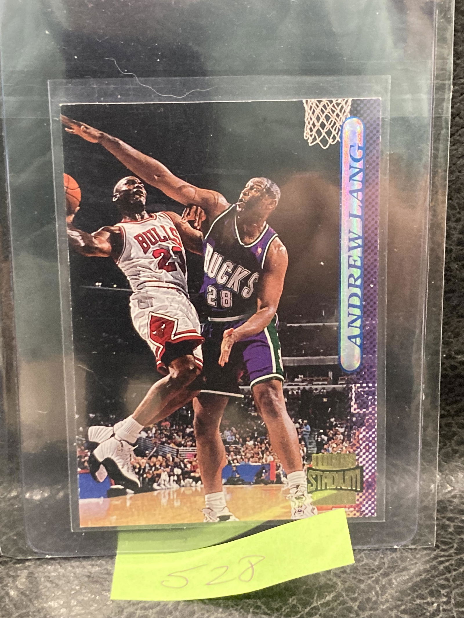 Michael Jordan Andrew Lang #167 Topps Stadium Club 1997 (1 of 2)