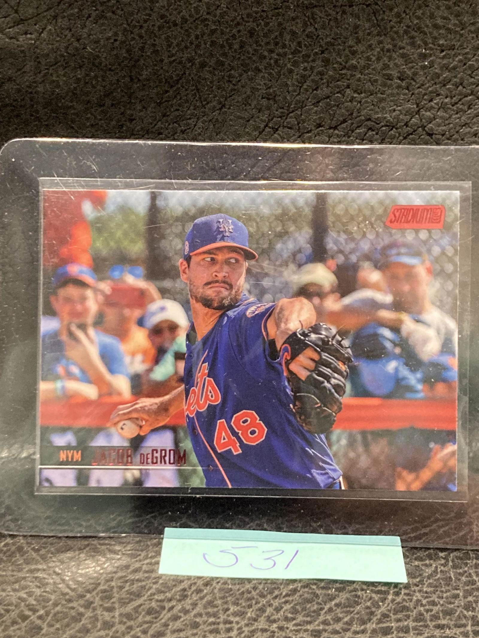 Jacob Degrom 2021 Topps Stadium Club Red Foil #167 New York Mets (1 of 2)