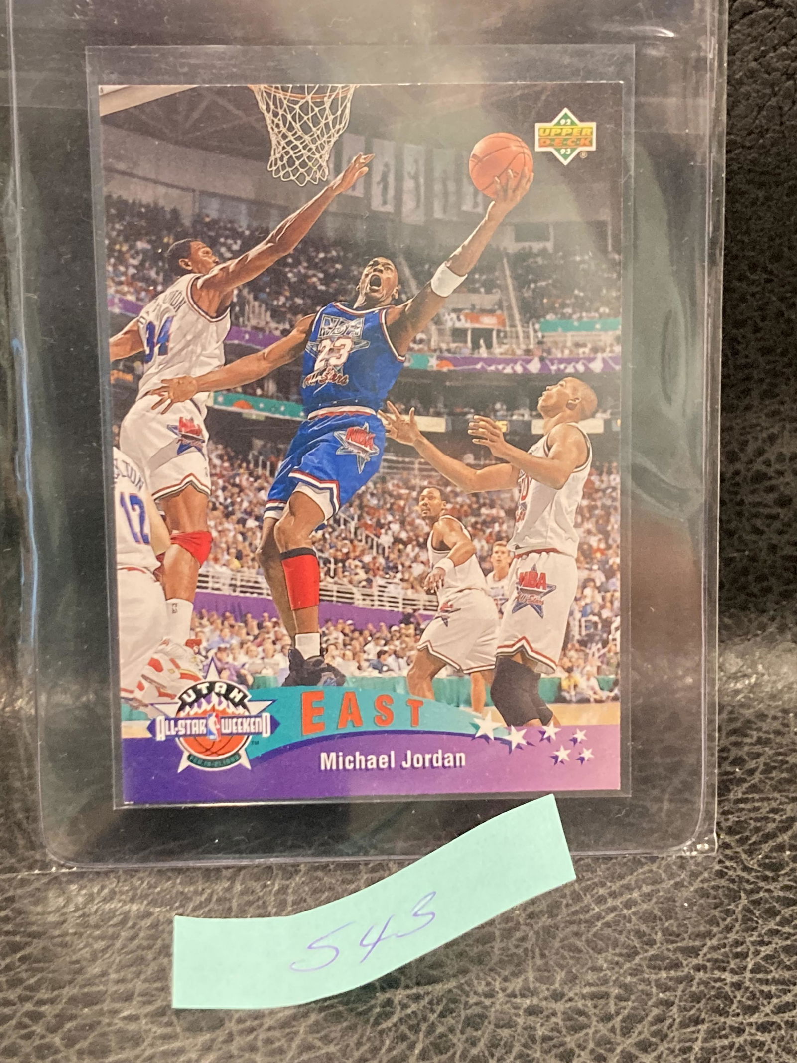 Michael Jordan 1992-93 Upper Deck All-Star Weekend #425 East All Stars Bulls Hof (1 of 2)
