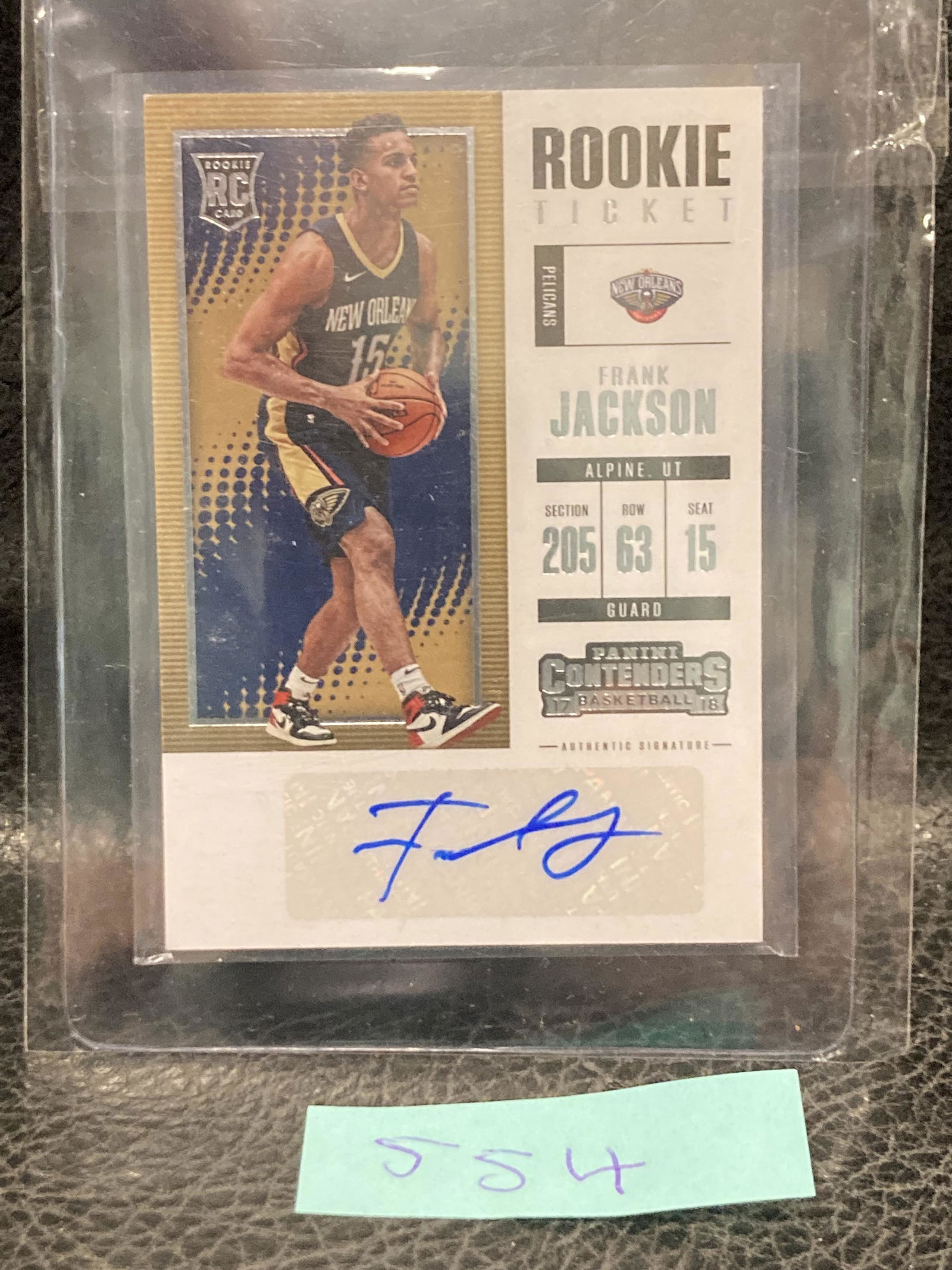 Frank Jackson 2017-18 Panini Contenders Rc Auto Autograph (1 of 2)