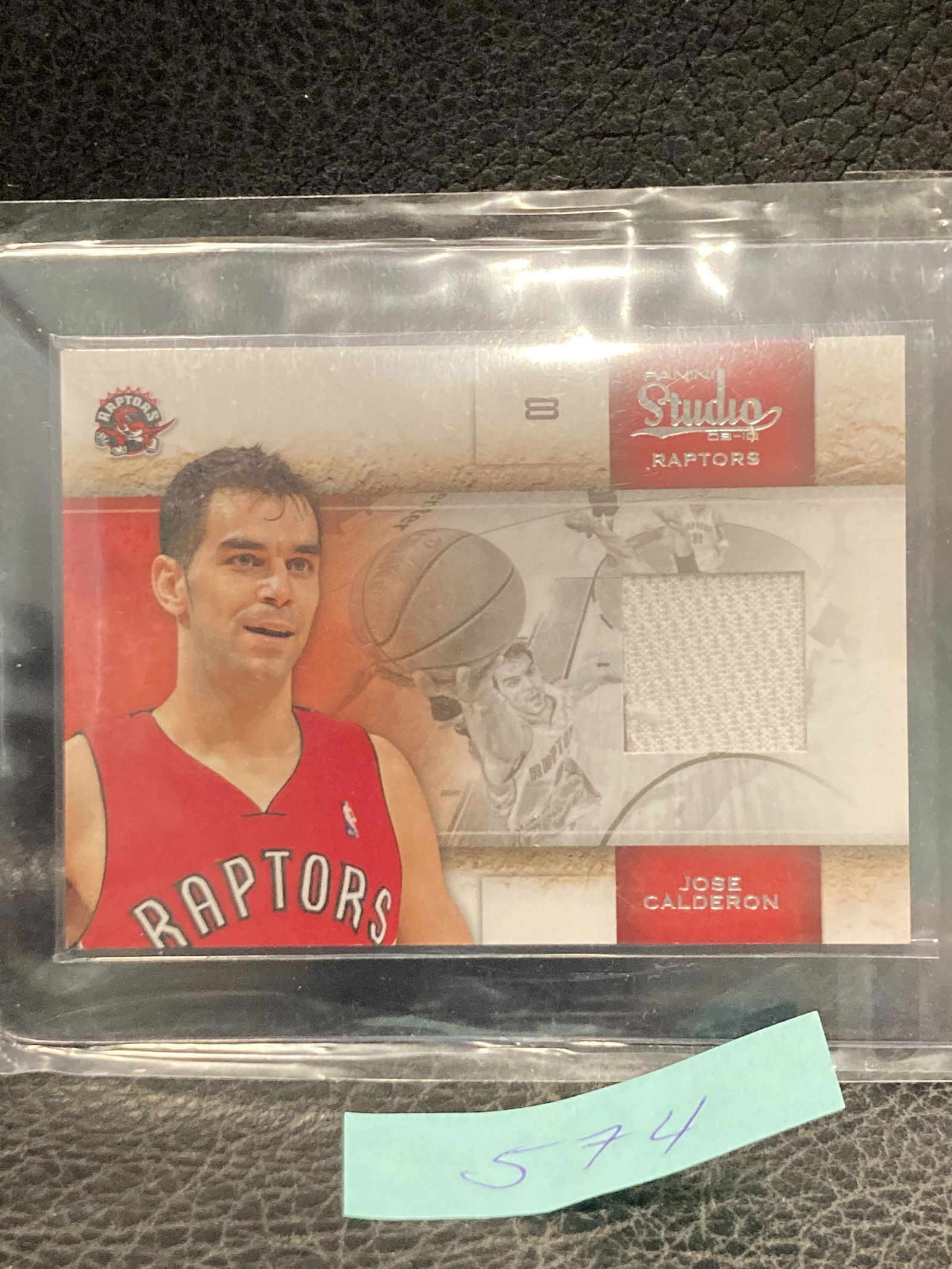 Jose Calderon 2009-10 Studio Materials #94 Jersey/249 (1 of 2)