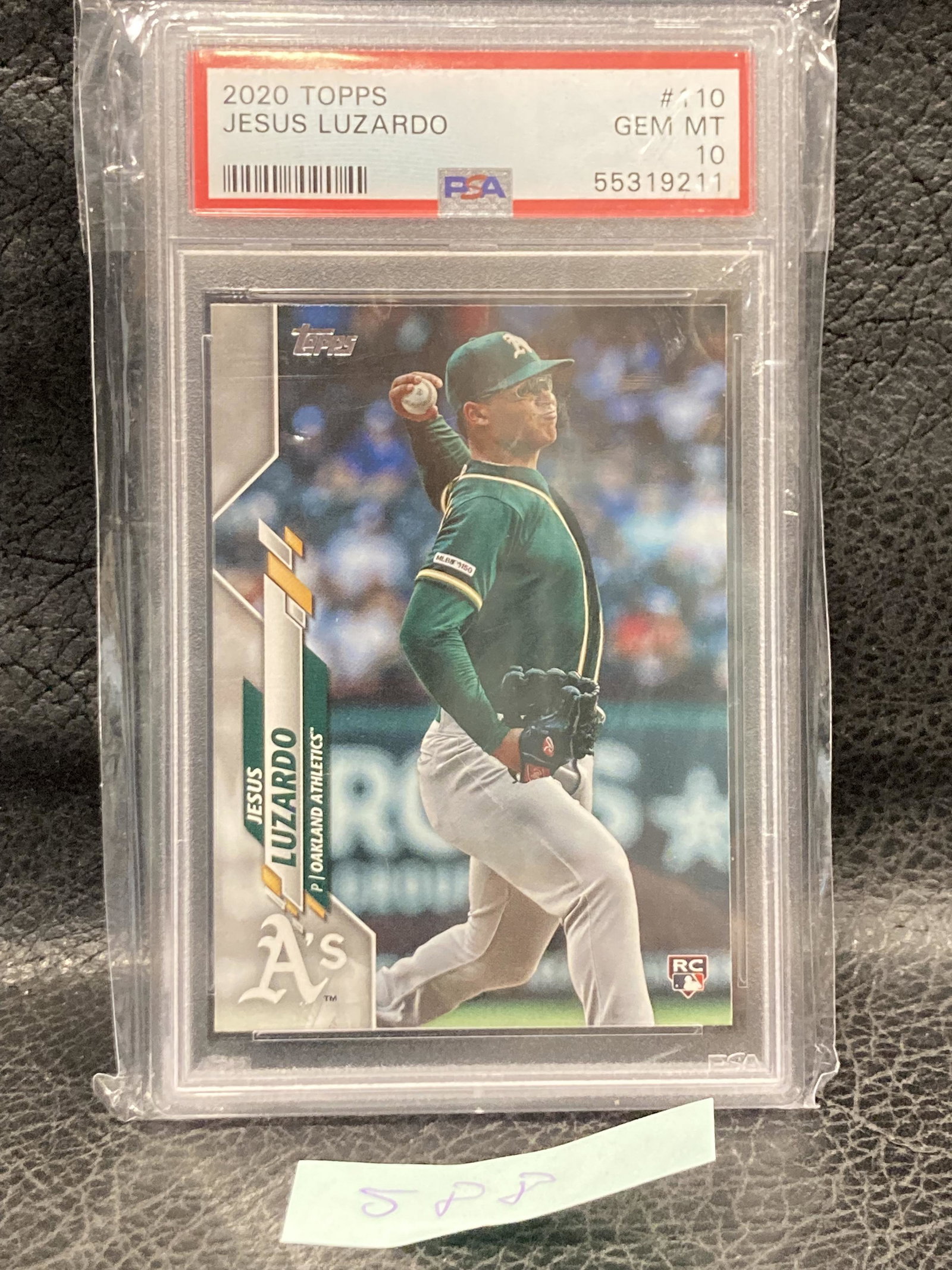 Jesus Luzardo 2020 Topps Series 1 110 Rc Rookie Psa 10 Gem: Jesus Luzardo 2020 Topps Series 1 110 Rc Rookie Psa 10 Gem