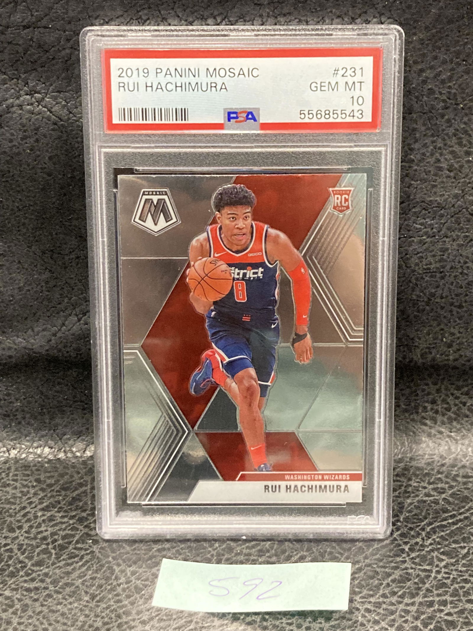 Rui Hachimura - 2019 Panini Mosaic #231 Rookie RC 3X Lot PSA