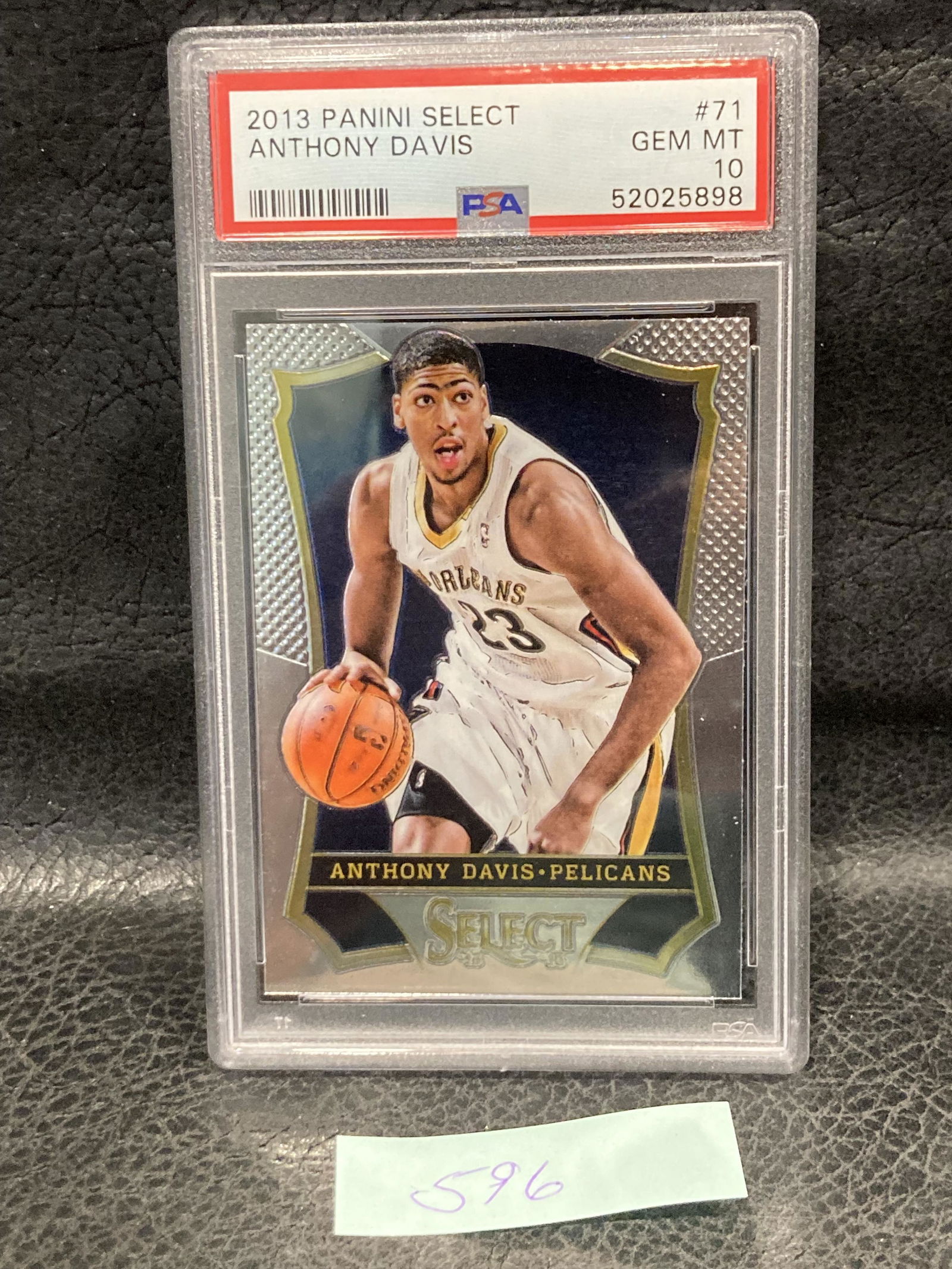 Anthony Davis 2013-14 Panini Select Pelicans Lakers #71 Psa 10 (1 of 2)