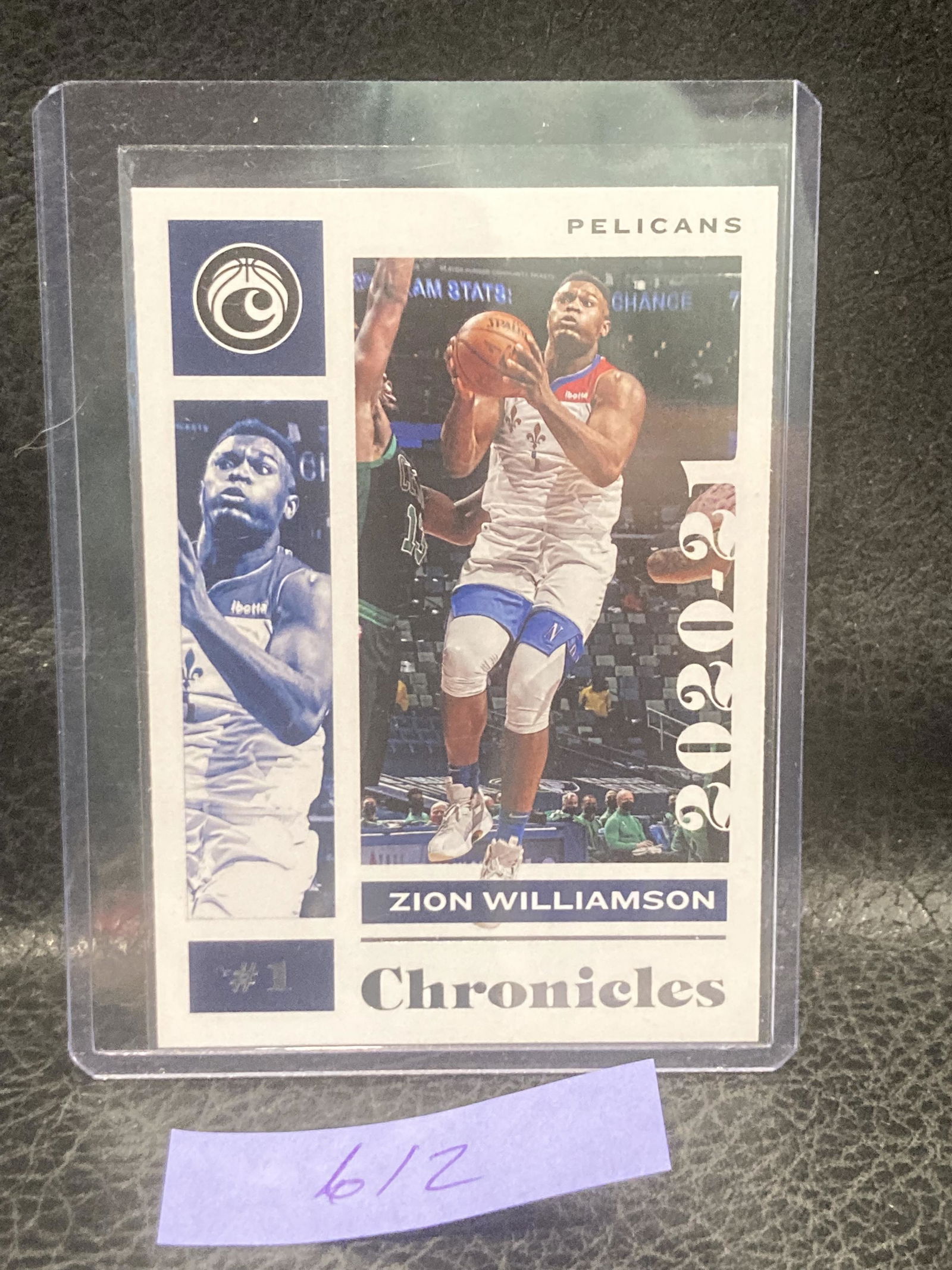 Zion Williamson 2020-21 Panini Nba Chronicles Card #42 Pelicans (1 of 2)