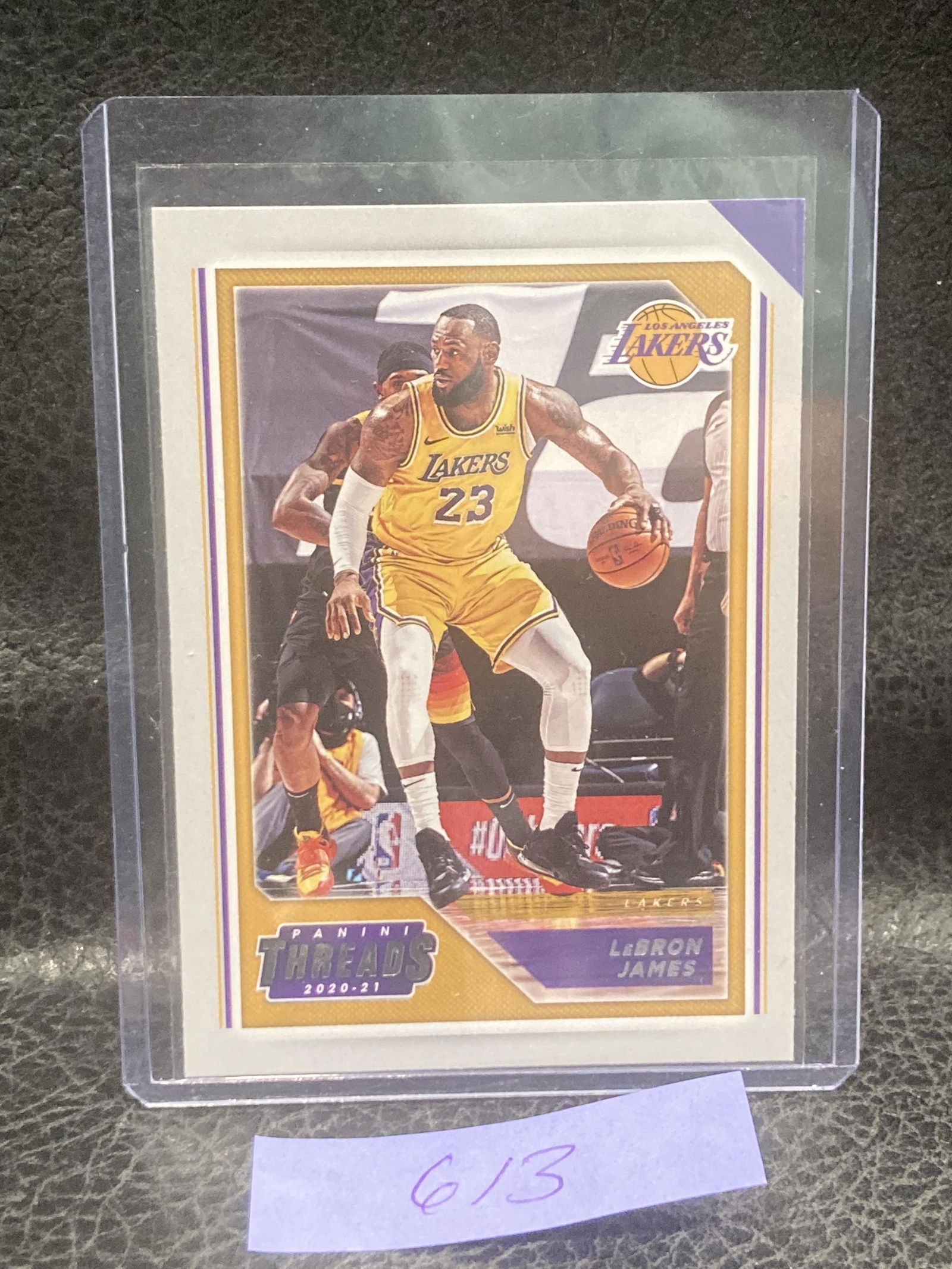 Lebron James 2020-21 Panini Chronicles Threads #85 Los Angeles Lakers (1 of 2)