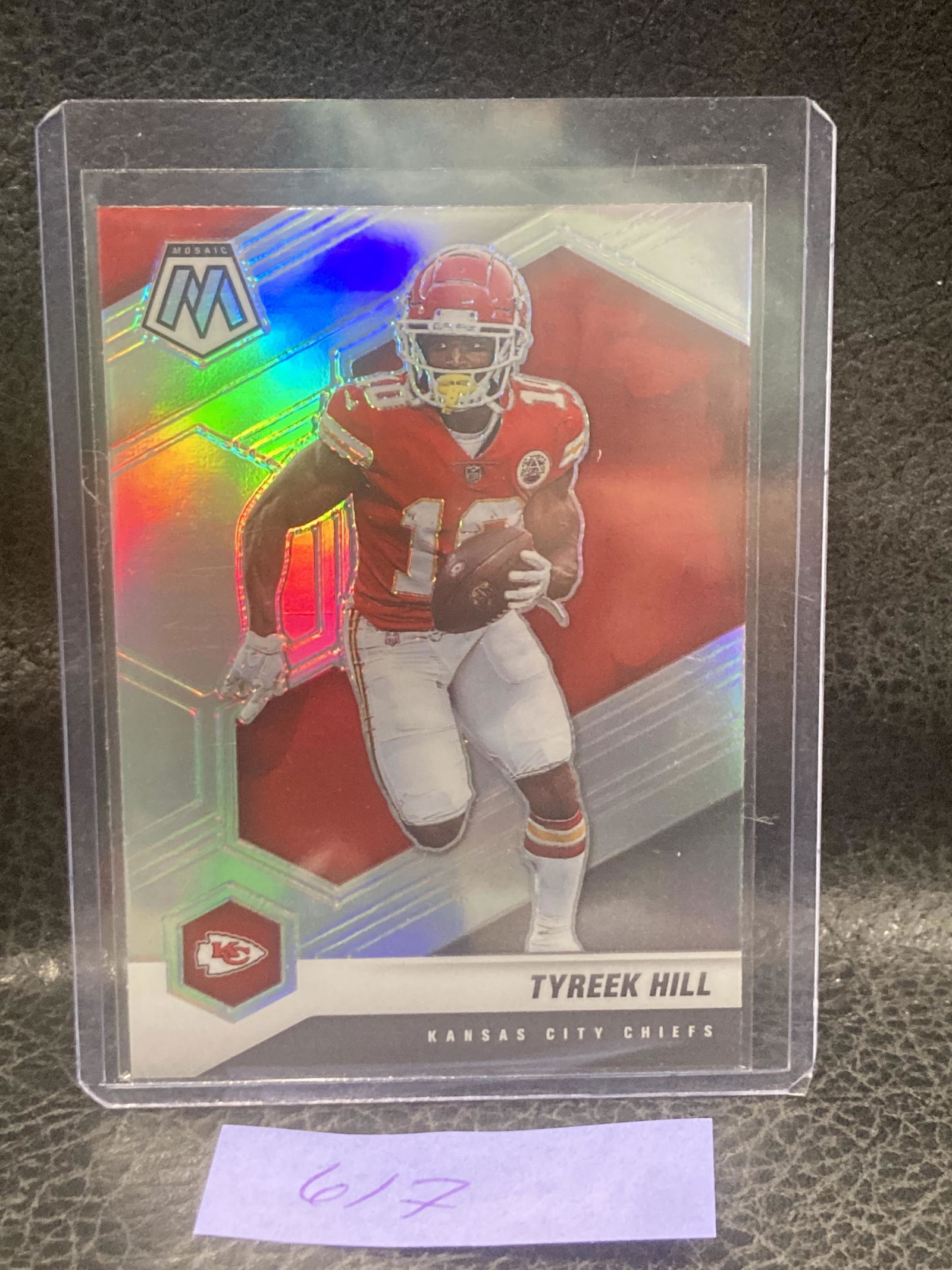 Tyreek Hill 2021 Panini Mosaic Silver Prizm #5 Kansas City Cheifs (1 of 2)