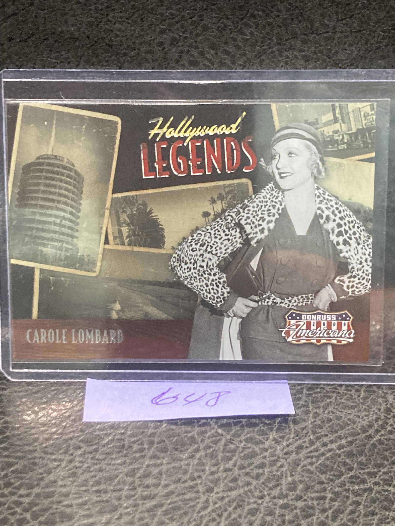 Carole Lombard 2009 Americana Hollywood Legends #/1000 #24 (1 of 2)