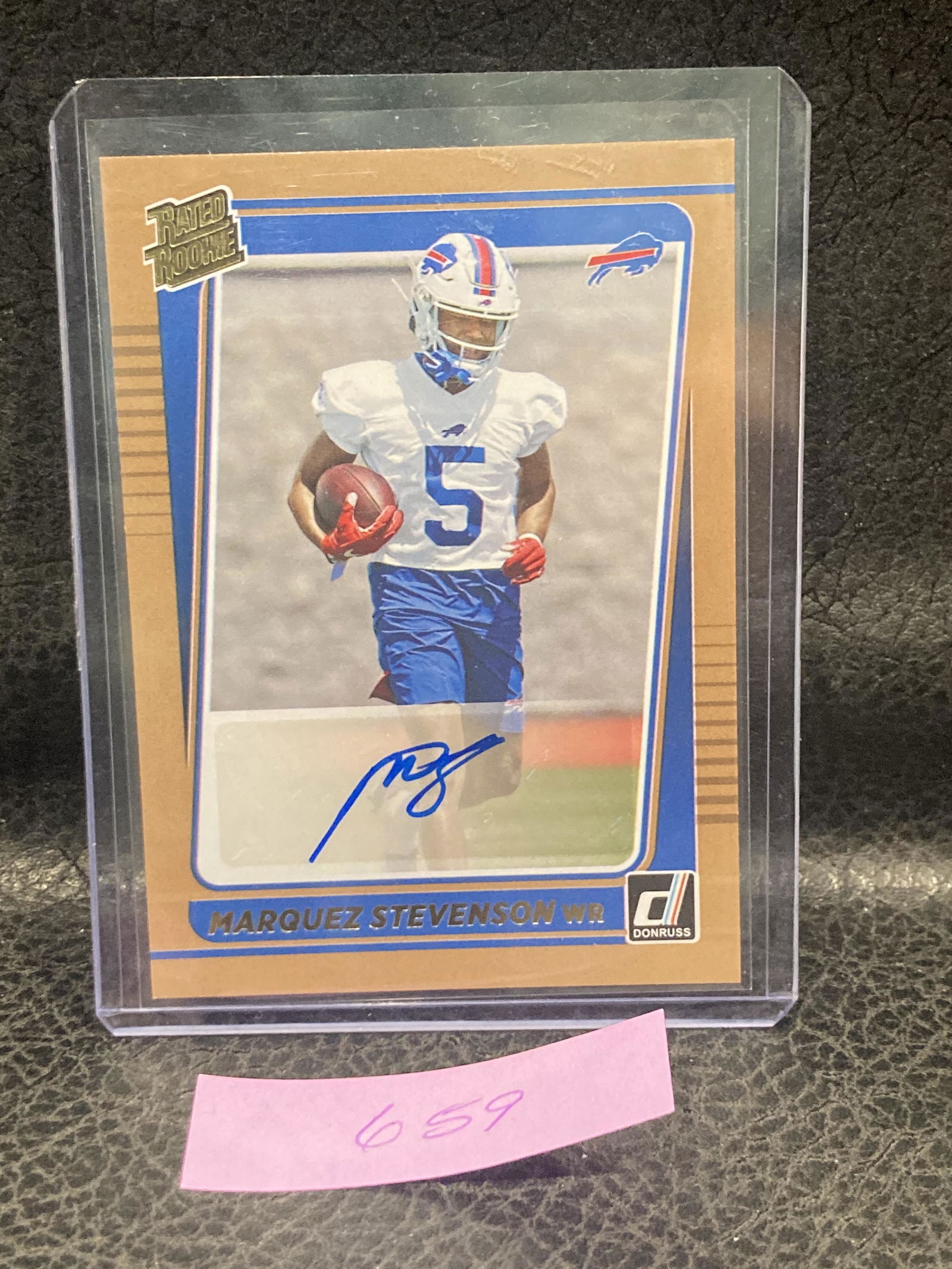 Marquez Stevenson 2021 Donruss Bronze Rc Rated Rookie Card Auto Bills #300 (1 of 2)