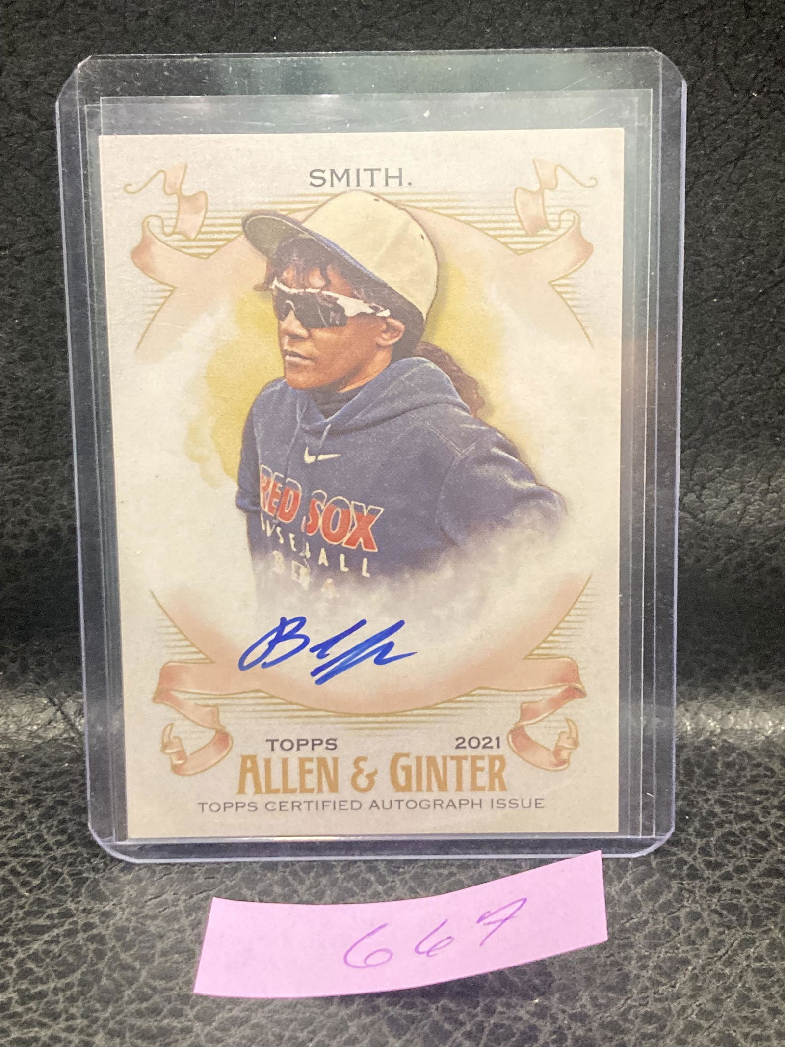 Bianca Smith 2021 Topps Allen & Ginter Autograph #FSA-BS Boston Red Sox Coach (1 of 2)