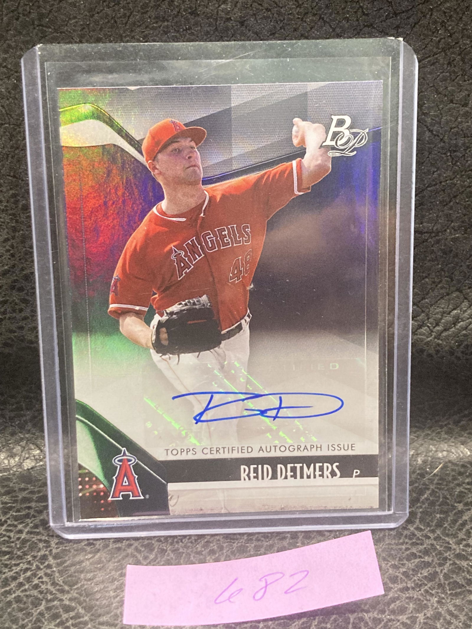 Reid Detmers 2021 Bowman Platinum Top Prospect Auto (1 of 2)
