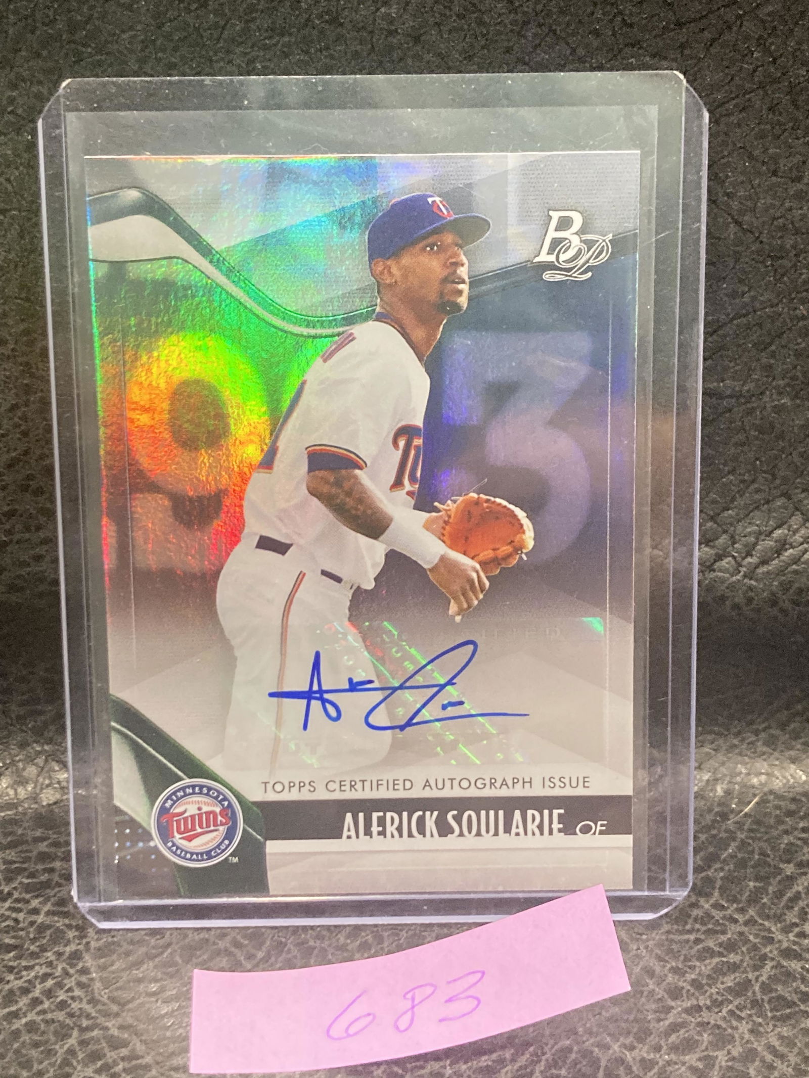 Alerick Soularie 2021 Bowman Platinum Auto Twins Rc Prospect (1 of 2)