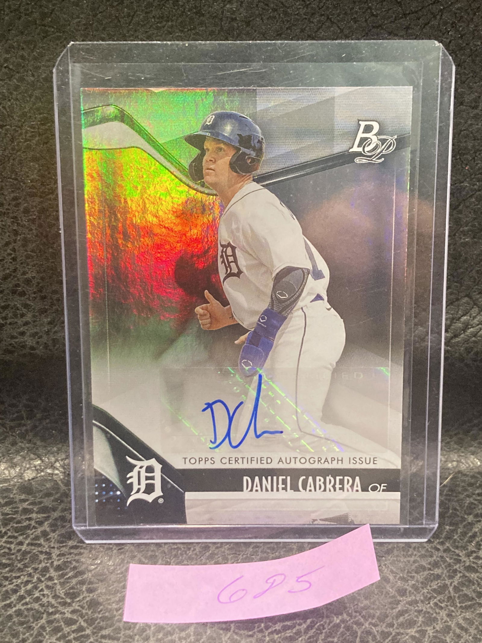 Daniel Cabrera 2021 Topps Bowman Platinum Autograph Tigers (1 of 2)