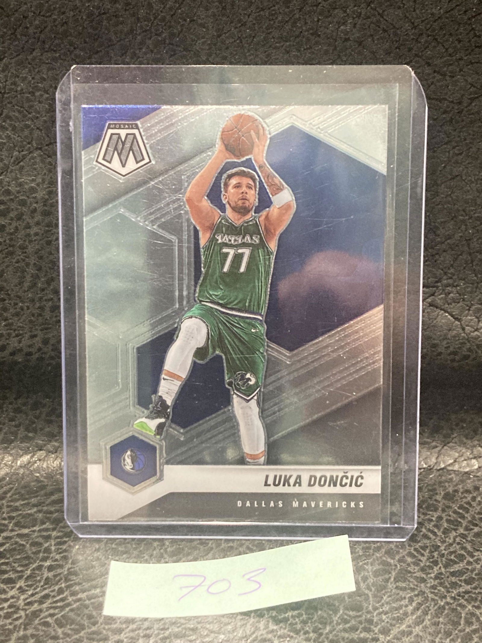 Luka Doncic 2020-21 Panini Mosaic #47 Base Card! Dallas Mavericks (1 of 2)