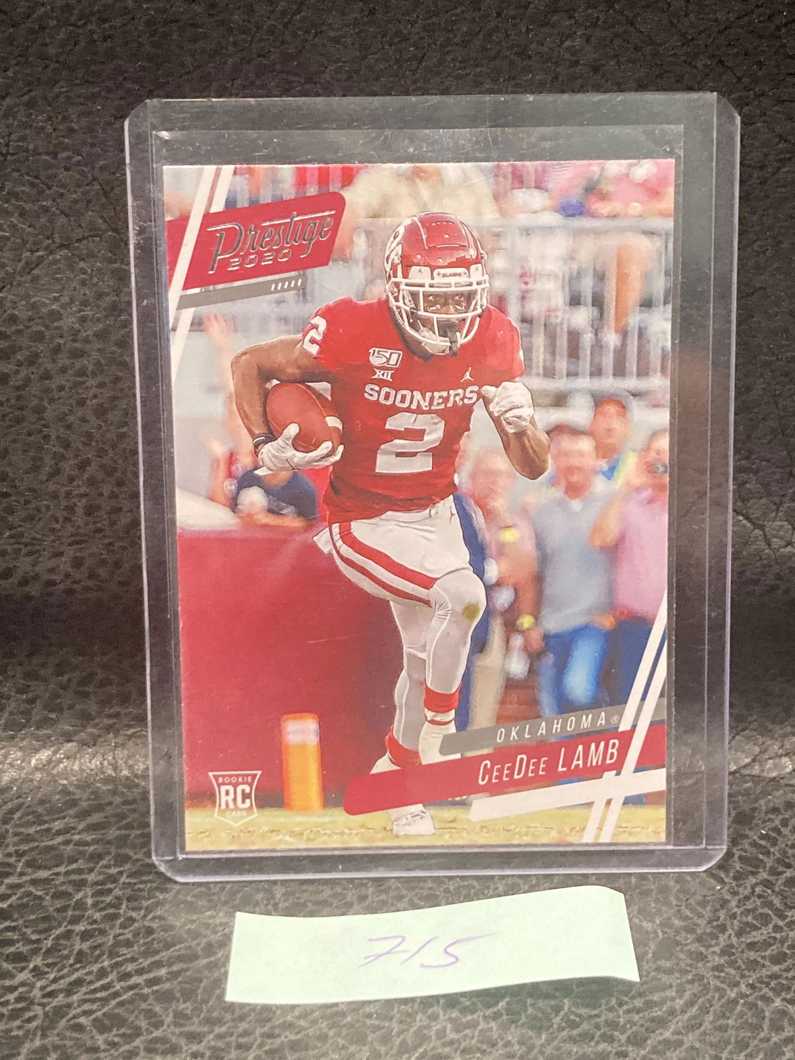 Ceedee Lamb 2020 Chronicles Draft Picks Prestige No.2 Set Rookie Card (1 of 2)