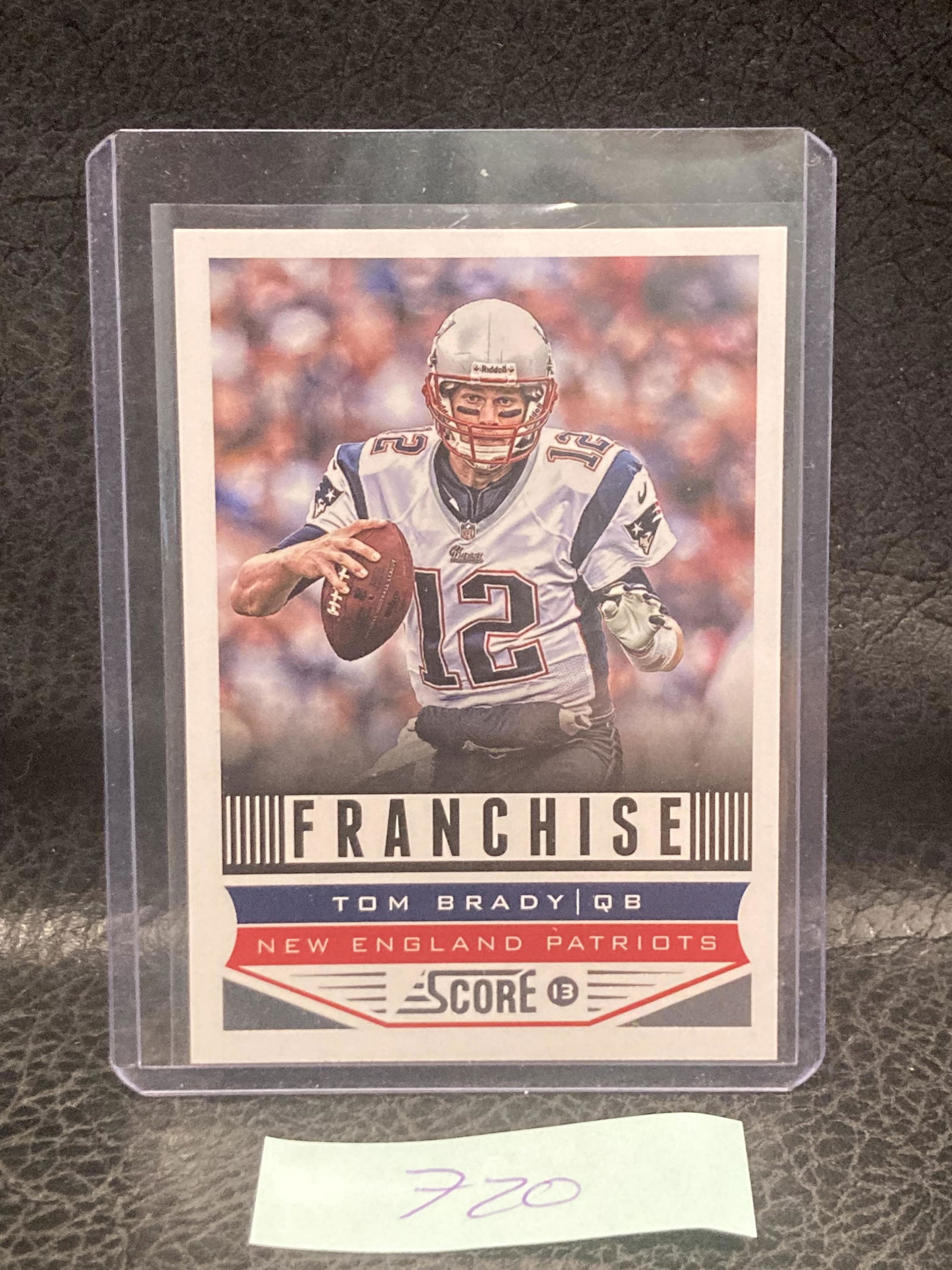 Tom Brady 2013 Score Franchise #285 New England Patriots (1 of 2)