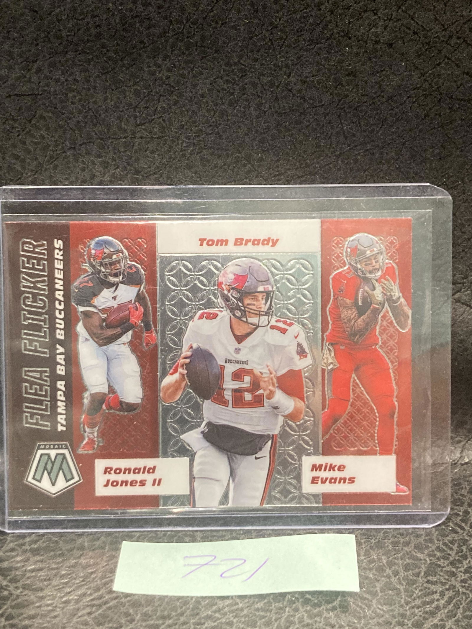 Mike Evans Ronald Jones Ii Tom Brady2020 Panini Mosaic Flea Flicker Mosaic #13 (1 of 2)