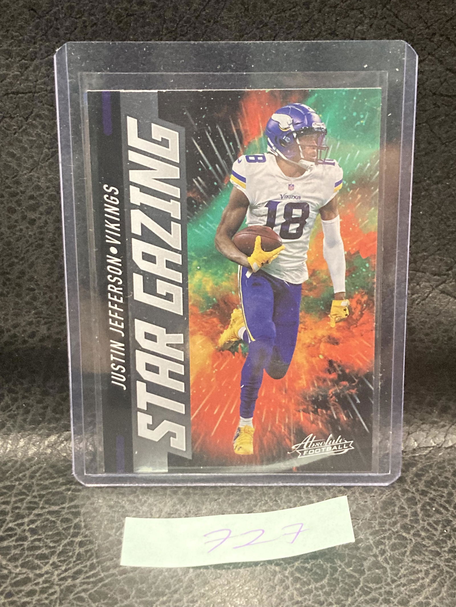 Justin Jefferson 2021 Panini Absolute Star Gazing #SG11 Minnesota Vikings (1 of 2)