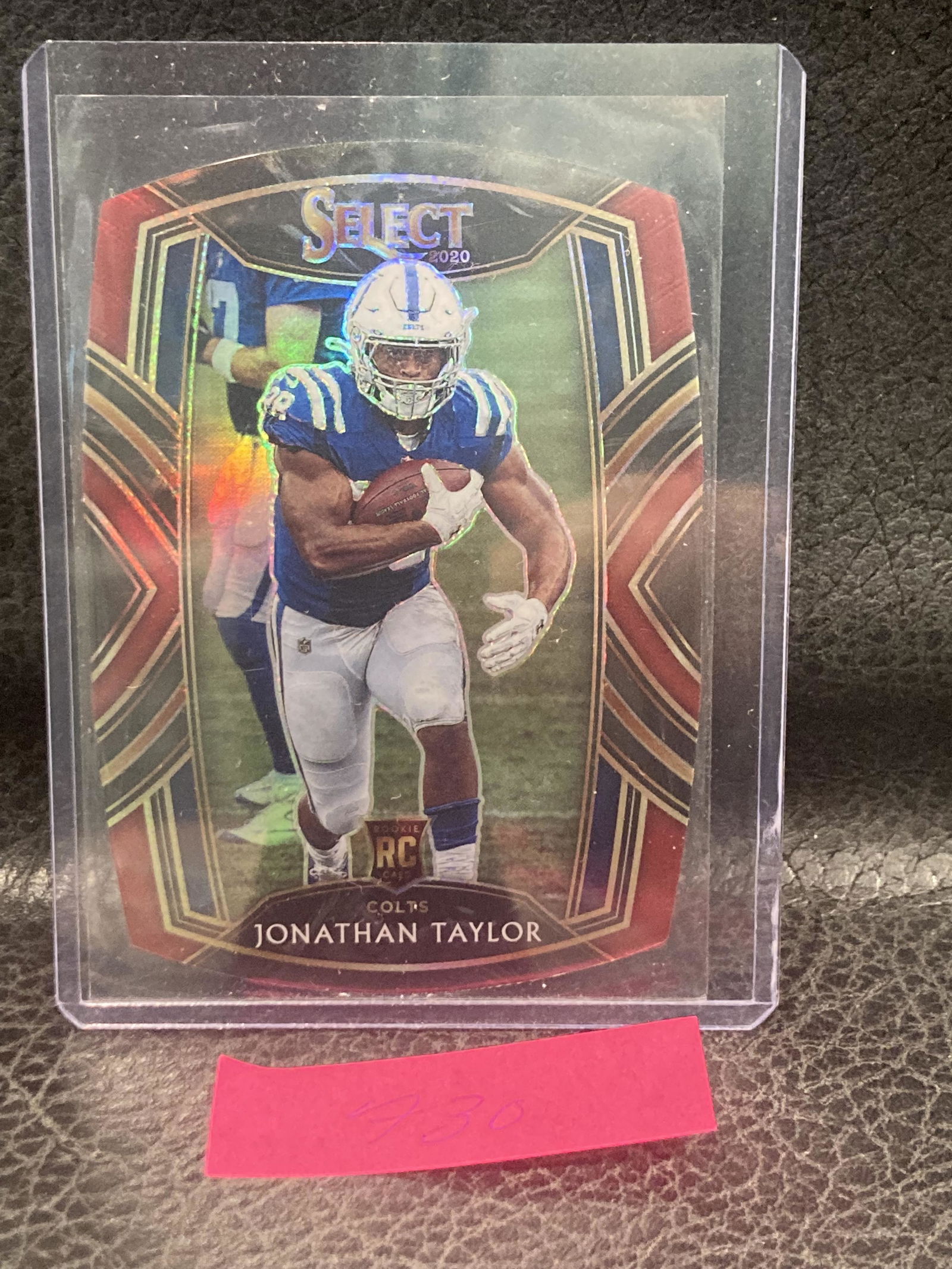 Jonathan Taylor 2020 Select Club Level Red Prizm Die-Cut Rookie Rc #253 Colts (1 of 2)