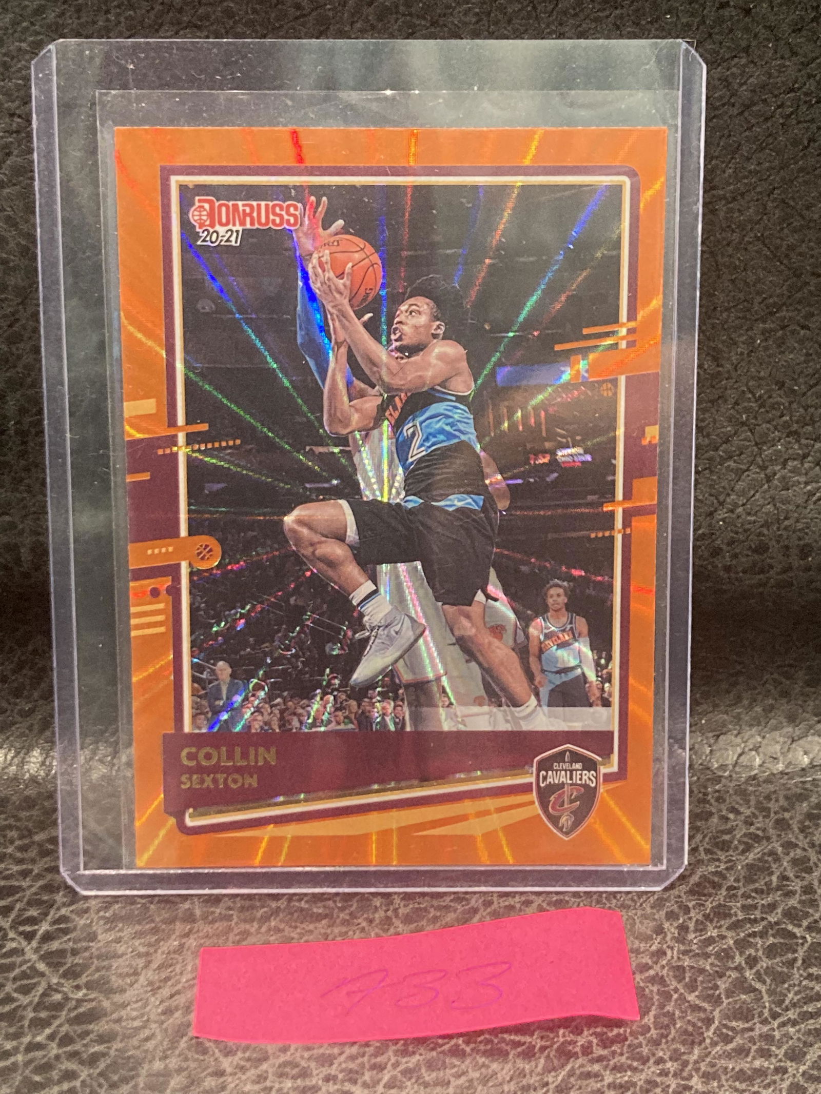 Collin Sexton 2020-21 Donruss Orange Holo Laser Prizm Refractor (1 of 2)