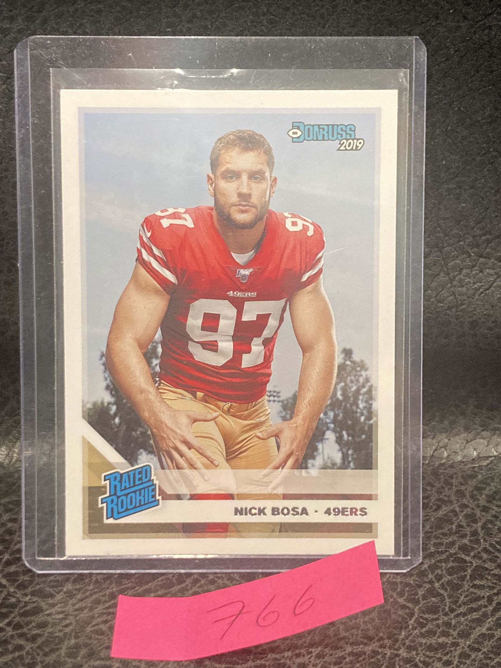 Nick Bosa 2019 Donruss #318  Rated Rookie Rc Rookie 49ers (1 of 2)