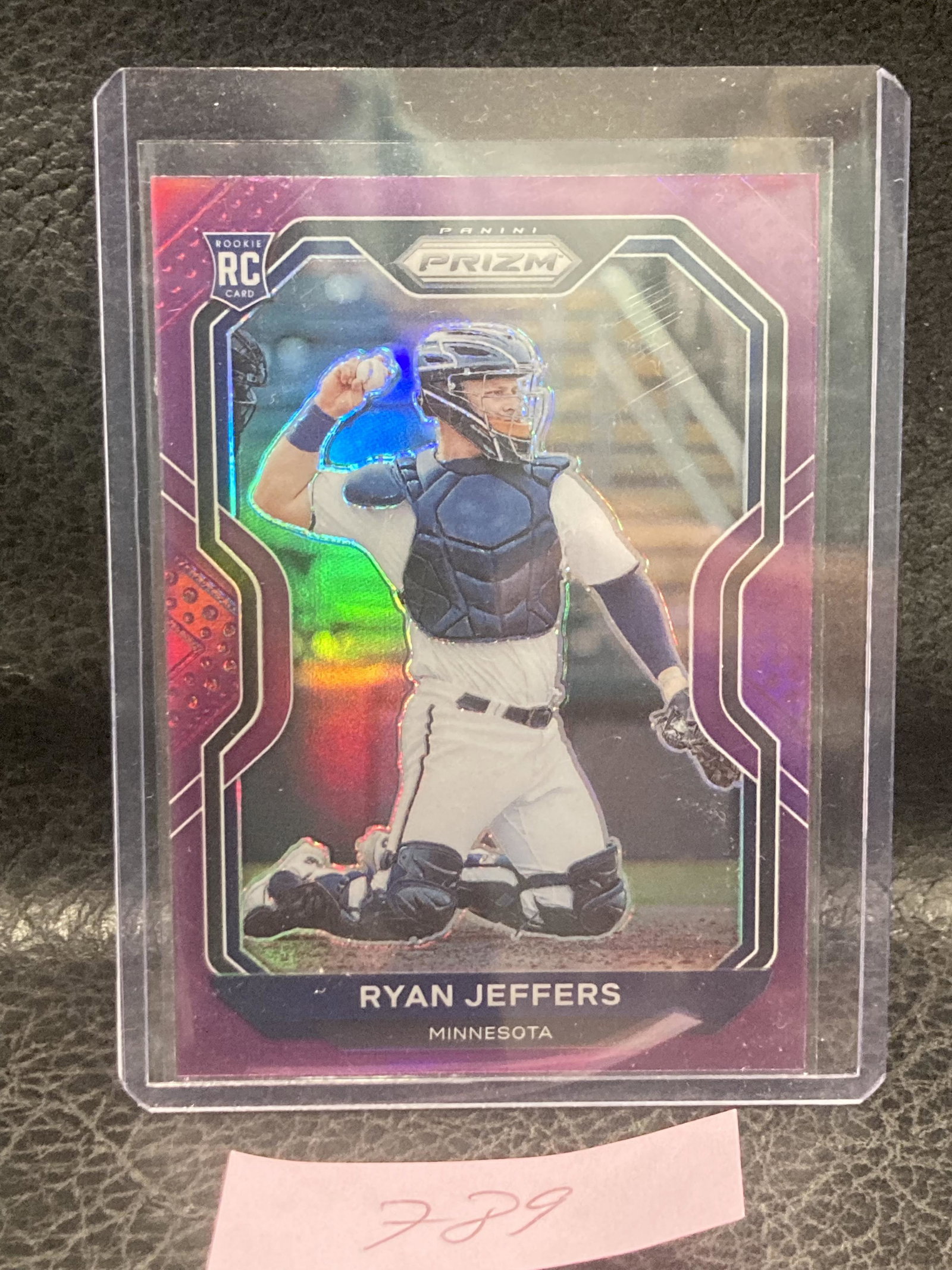Ryan Jeffers 2021 Prizm Purple Prizm Rc #30 Twins: Ryan Jeffers 2021 Prizm Purple Prizm Rc #30 Twins
