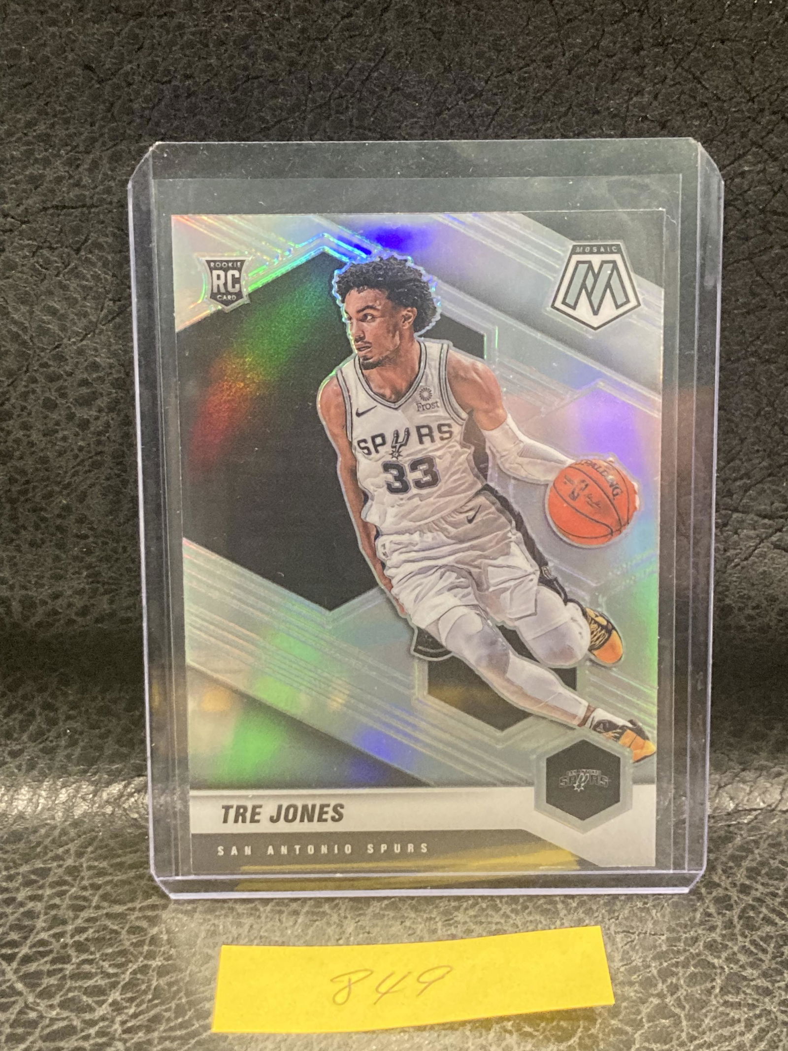 Tre Jones 2020-21 Mosaic Nba Basketball San Antonio Spurs Silver Prizm Rc #243 (1 of 2)
