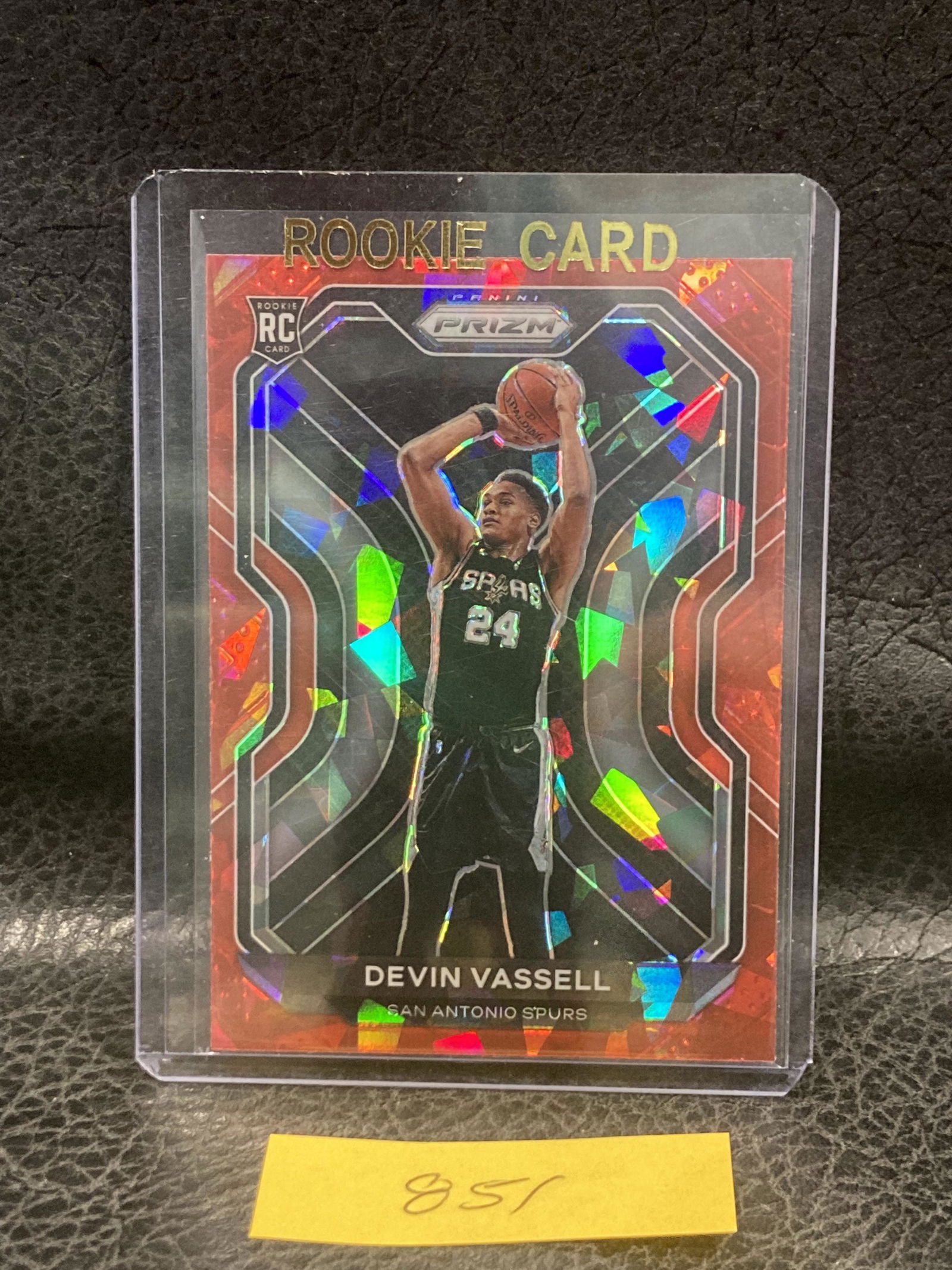 Devin Vassell 2020-21 Red Cracked Ice Prizm Rc Spurs (1 of 2)