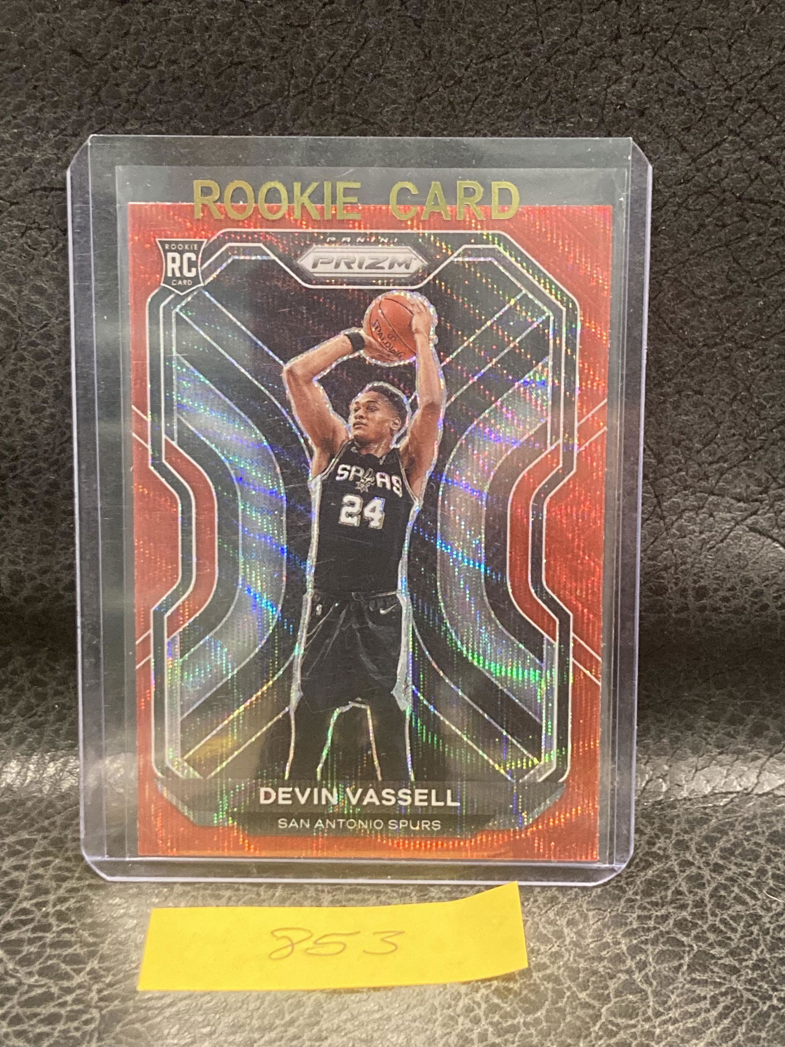 Devin Vassell 2020-21 Panini Prizm Rookie Red Wave Prizm Spurs (1 of 2)